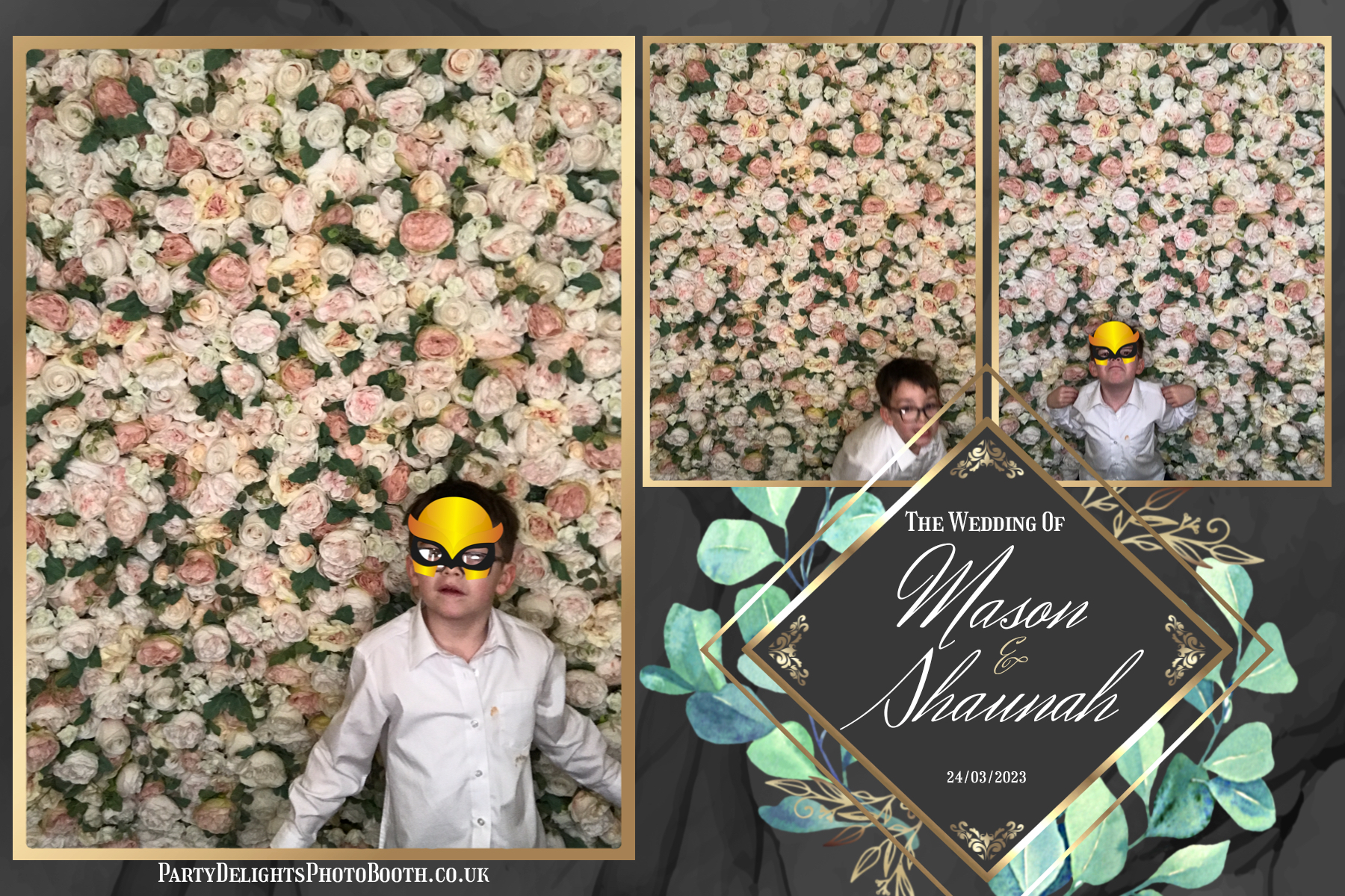 Mason & Shaunah’s Wedding | View more photos from the event at gallery.partydelightsphotobooth.co.uk/u/PartyDelightsPhotoBooth/Mason-Shaunah’s-Wedding