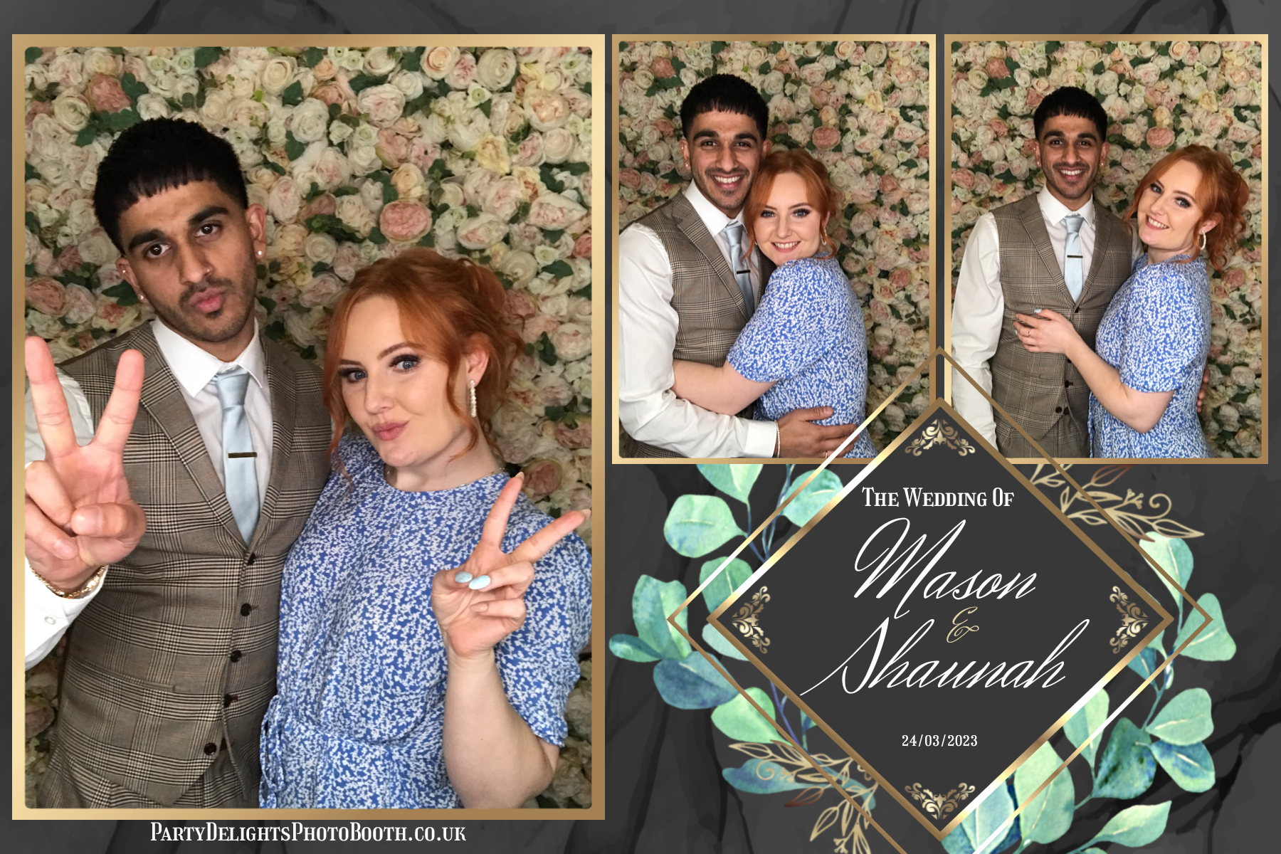Mason & Shaunah’s Wedding | View more photos from the event at gallery.partydelightsphotobooth.co.uk/u/PartyDelightsPhotoBooth/Mason-Shaunah’s-Wedding