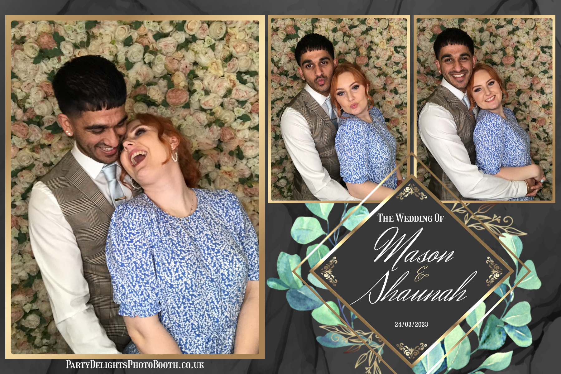 Mason & Shaunah’s Wedding | View more photos from the event at gallery.partydelightsphotobooth.co.uk/u/PartyDelightsPhotoBooth/Mason-Shaunah’s-Wedding