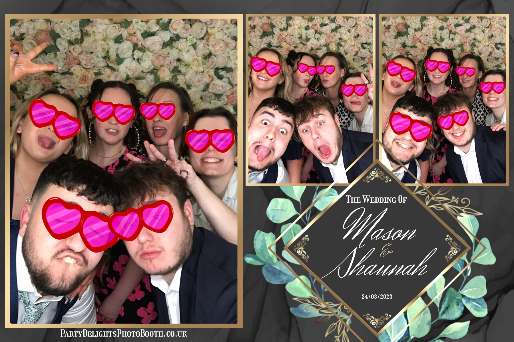 Mason & Shaunah’s Wedding | View more photos from the event at gallery.partydelightsphotobooth.co.uk/u/PartyDelightsPhotoBooth/Mason-Shaunah’s-Wedding