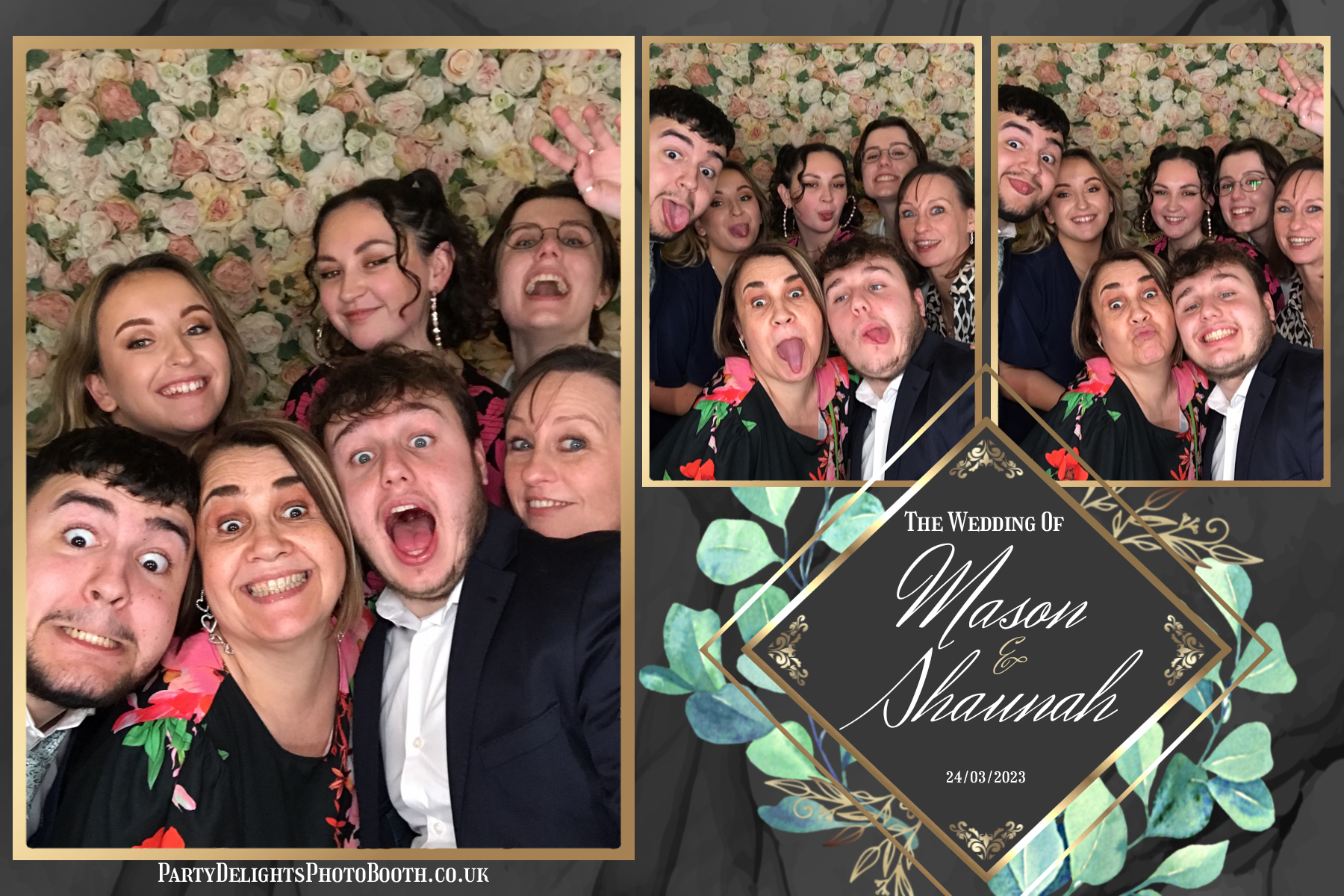 Mason & Shaunah’s Wedding | View more photos from the event at gallery.partydelightsphotobooth.co.uk/u/PartyDelightsPhotoBooth/Mason-Shaunah’s-Wedding