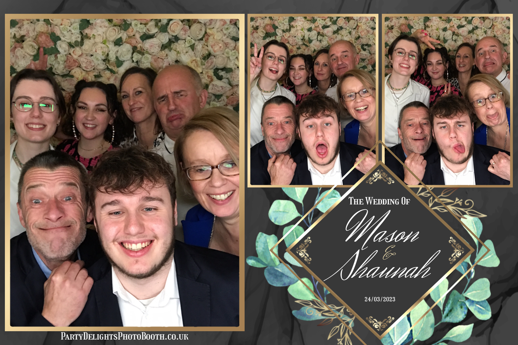Mason & Shaunah’s Wedding | View more photos from the event at gallery.partydelightsphotobooth.co.uk/u/PartyDelightsPhotoBooth/Mason-Shaunah’s-Wedding