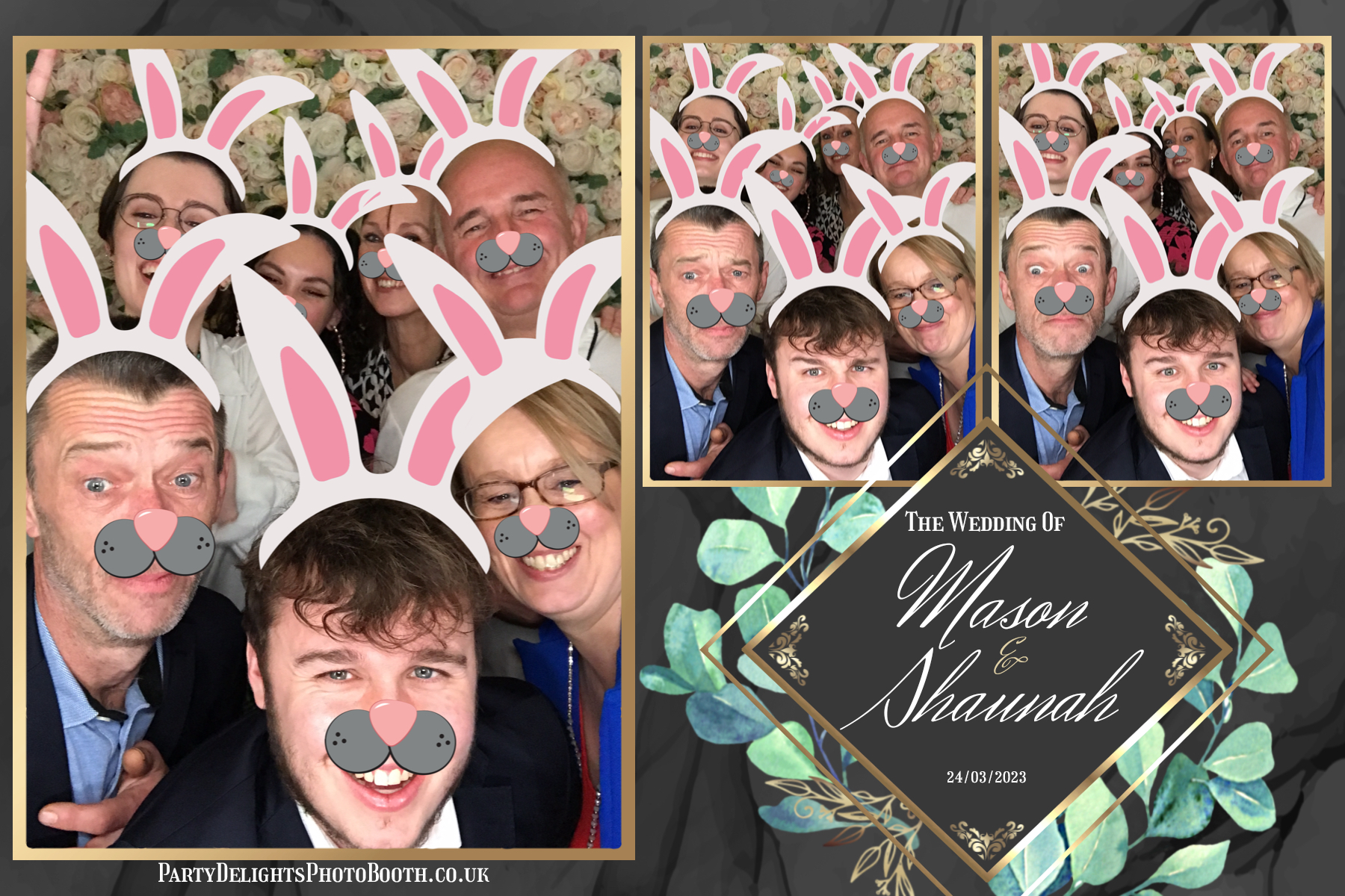 Mason & Shaunah’s Wedding | View more photos from the event at gallery.partydelightsphotobooth.co.uk/u/PartyDelightsPhotoBooth/Mason-Shaunah’s-Wedding