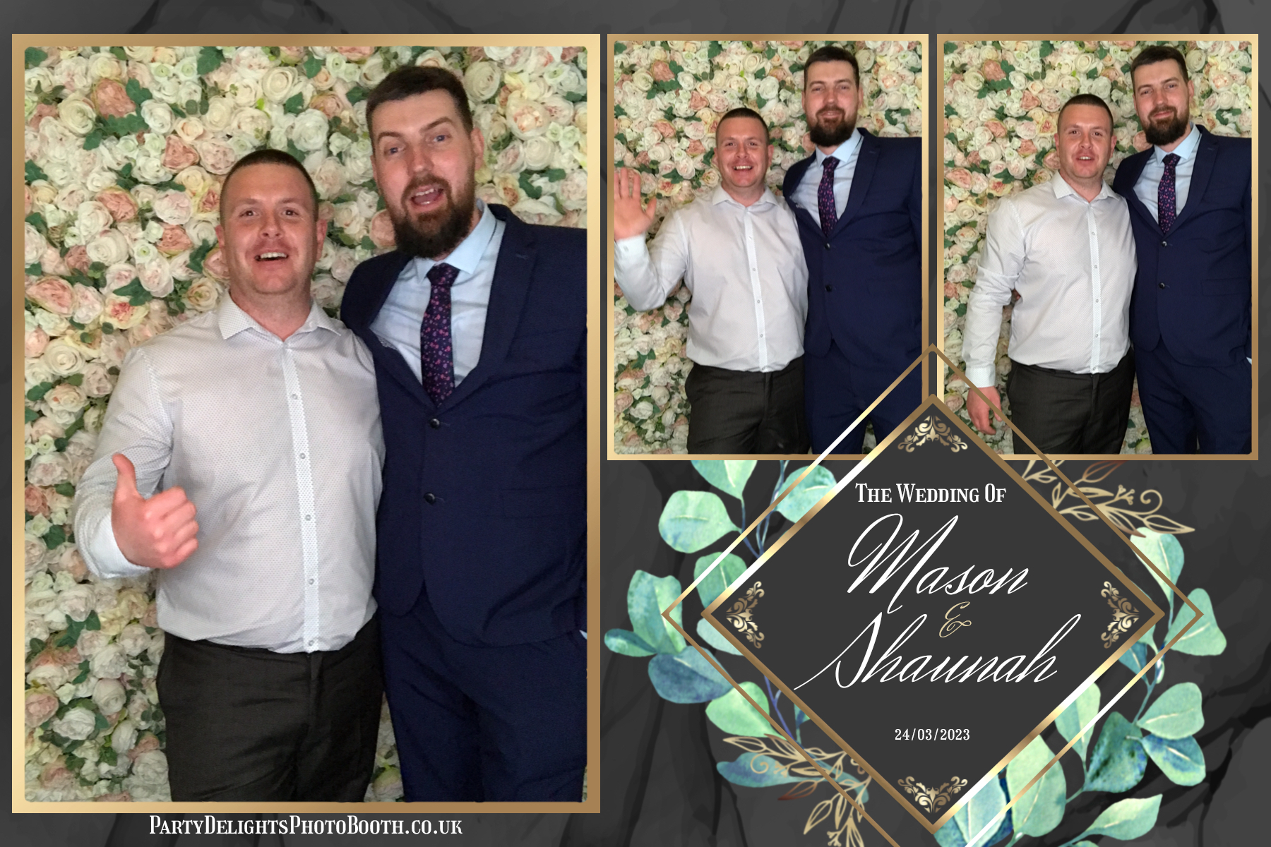Mason & Shaunah’s Wedding | View more photos from the event at gallery.partydelightsphotobooth.co.uk/u/PartyDelightsPhotoBooth/Mason-Shaunah’s-Wedding
