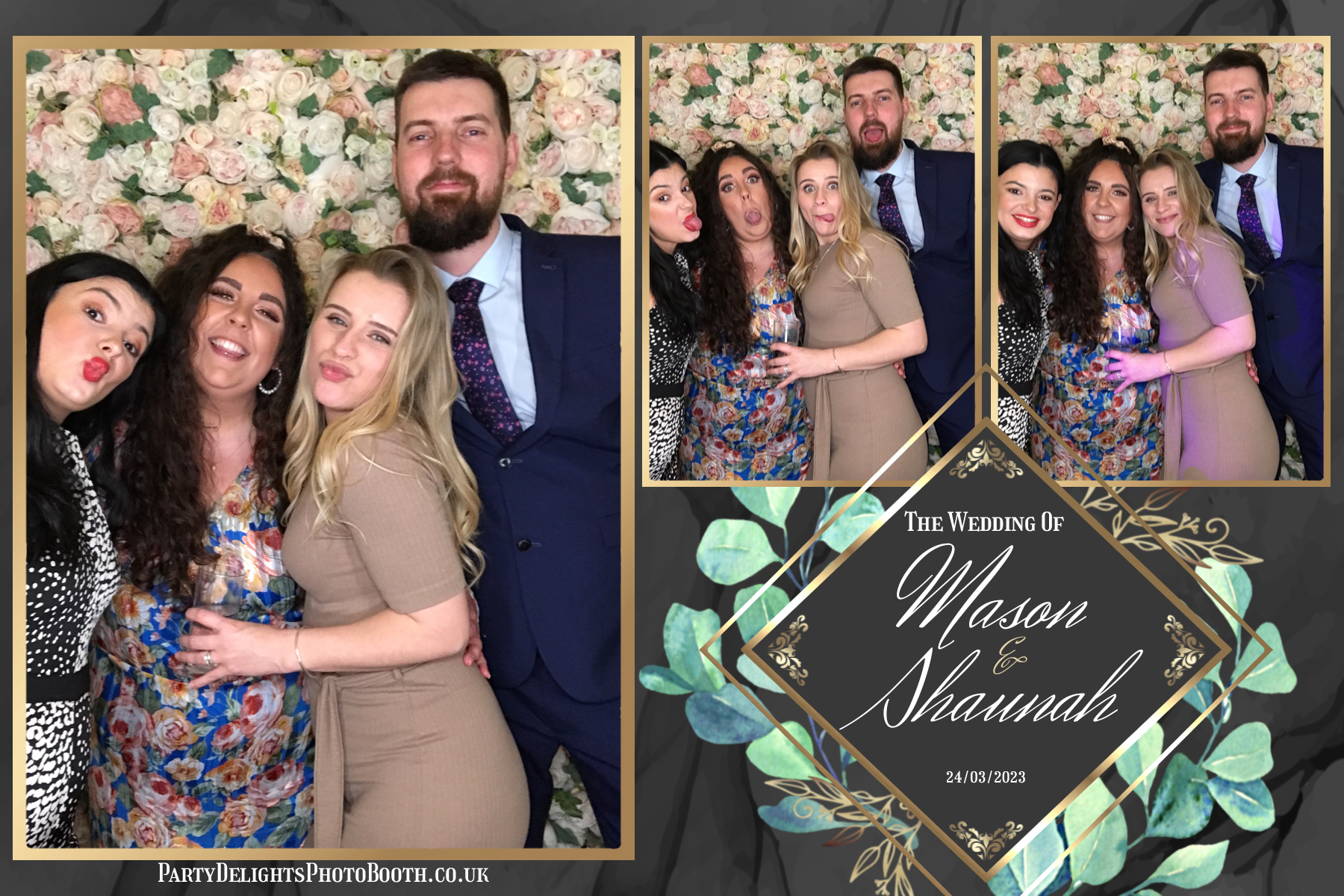 Mason & Shaunah’s Wedding | View more photos from the event at gallery.partydelightsphotobooth.co.uk/u/PartyDelightsPhotoBooth/Mason-Shaunah’s-Wedding