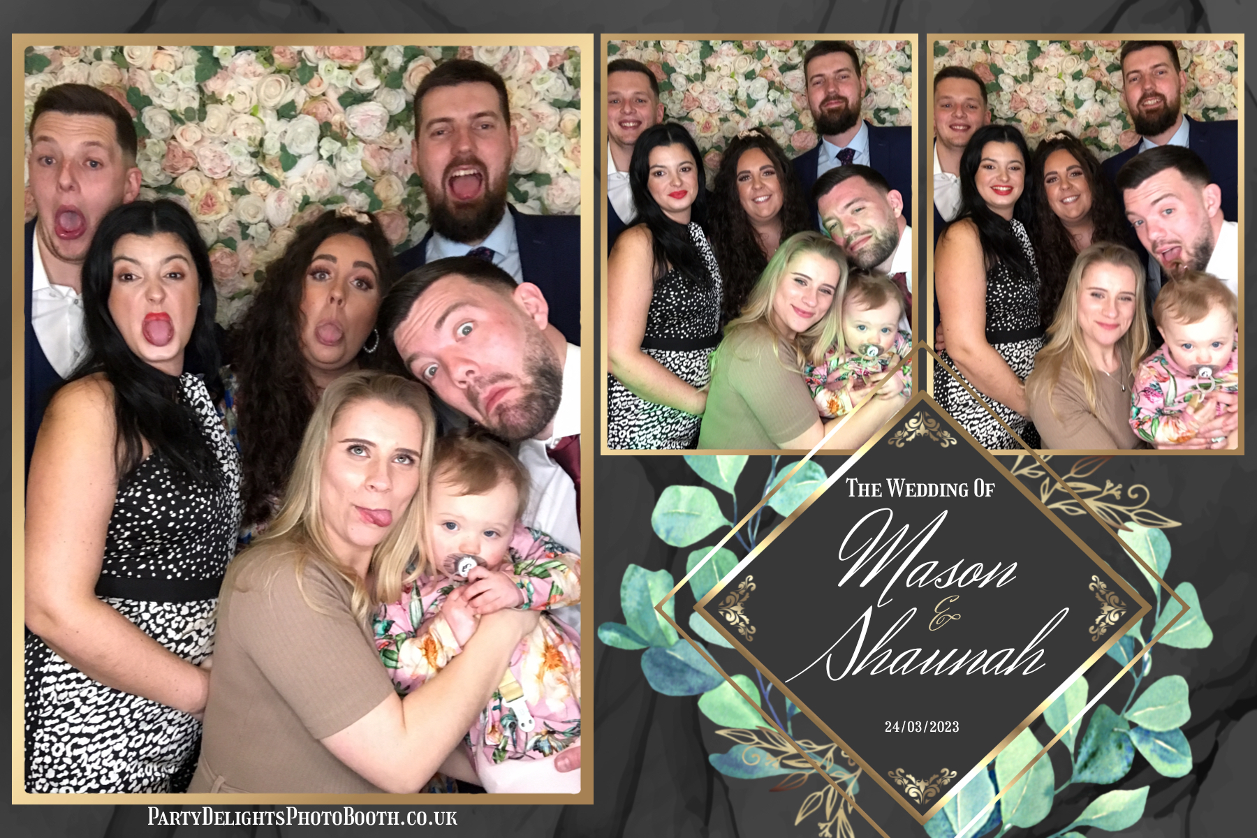 Mason & Shaunah’s Wedding | View more photos from the event at gallery.partydelightsphotobooth.co.uk/u/PartyDelightsPhotoBooth/Mason-Shaunah’s-Wedding