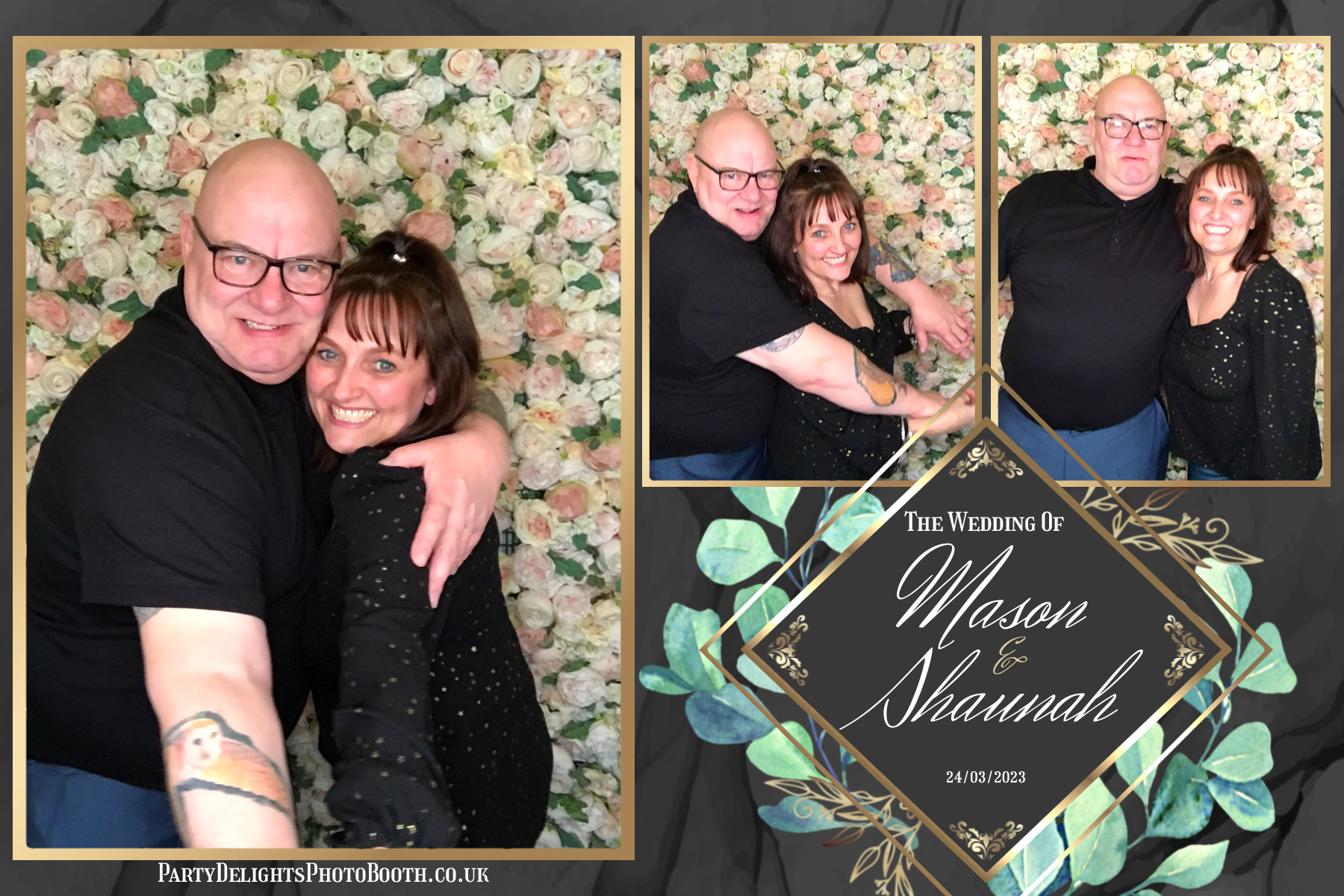 Mason & Shaunah’s Wedding | View more photos from the event at gallery.partydelightsphotobooth.co.uk/u/PartyDelightsPhotoBooth/Mason-Shaunah’s-Wedding
