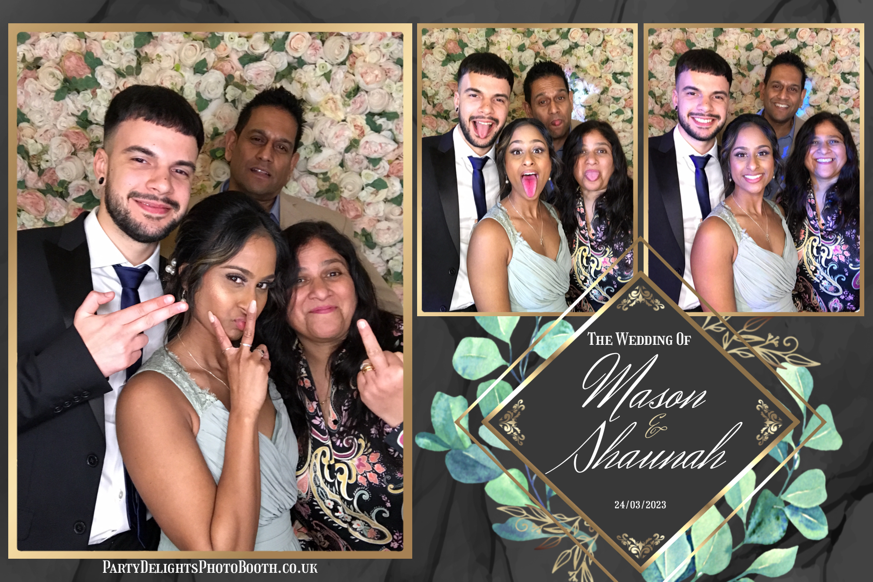 Mason & Shaunah’s Wedding | View more photos from the event at gallery.partydelightsphotobooth.co.uk/u/PartyDelightsPhotoBooth/Mason-Shaunah’s-Wedding