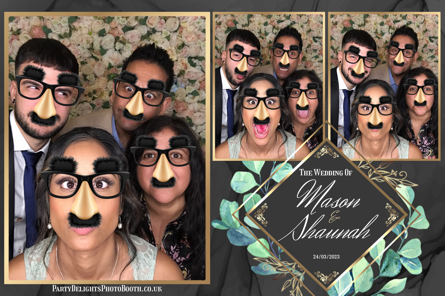 Mason & Shaunah’s Wedding | View more photos from the event at gallery.partydelightsphotobooth.co.uk/u/PartyDelightsPhotoBooth/Mason-Shaunah’s-Wedding