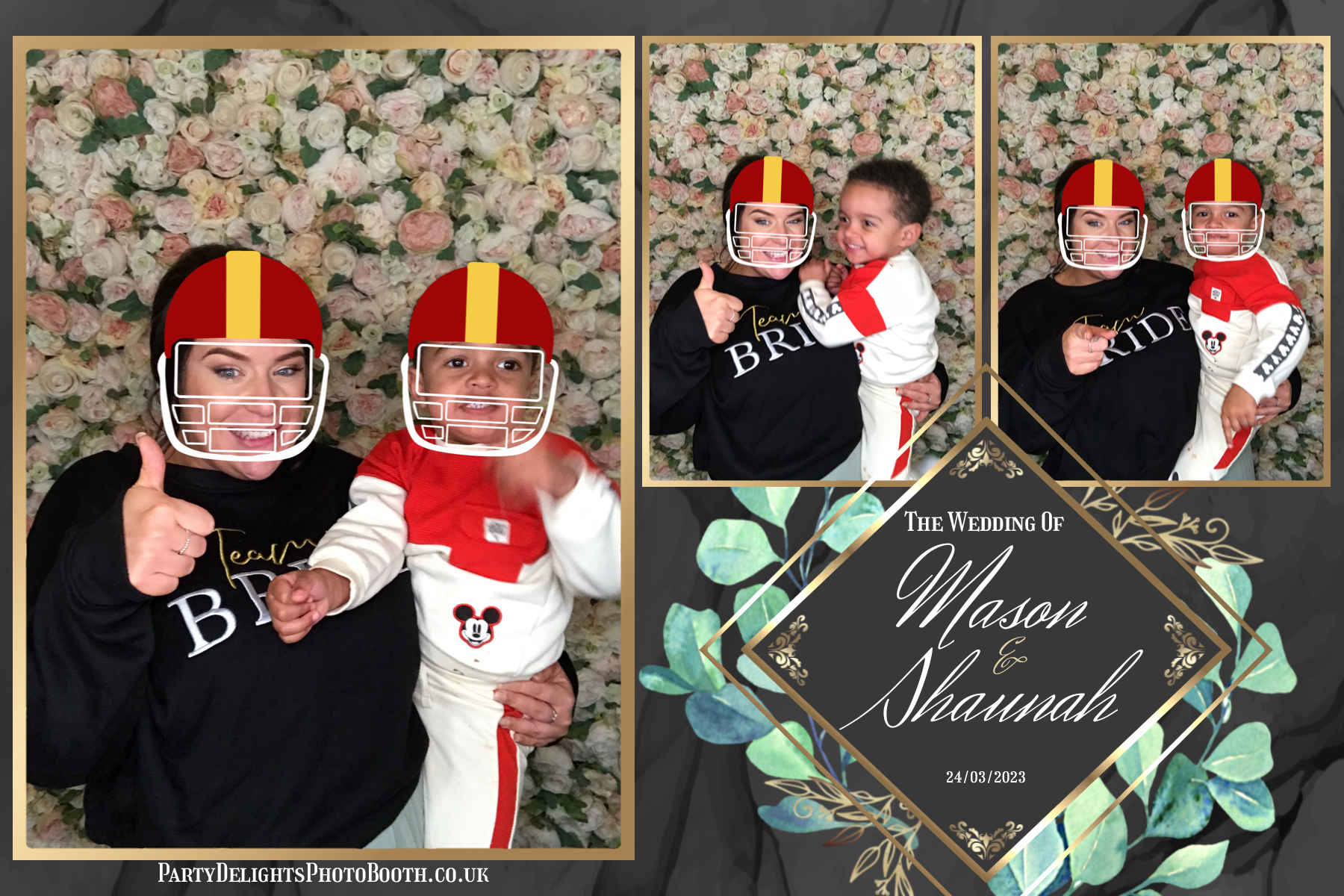 Mason & Shaunah’s Wedding | View more photos from the event at gallery.partydelightsphotobooth.co.uk/u/PartyDelightsPhotoBooth/Mason-Shaunah’s-Wedding