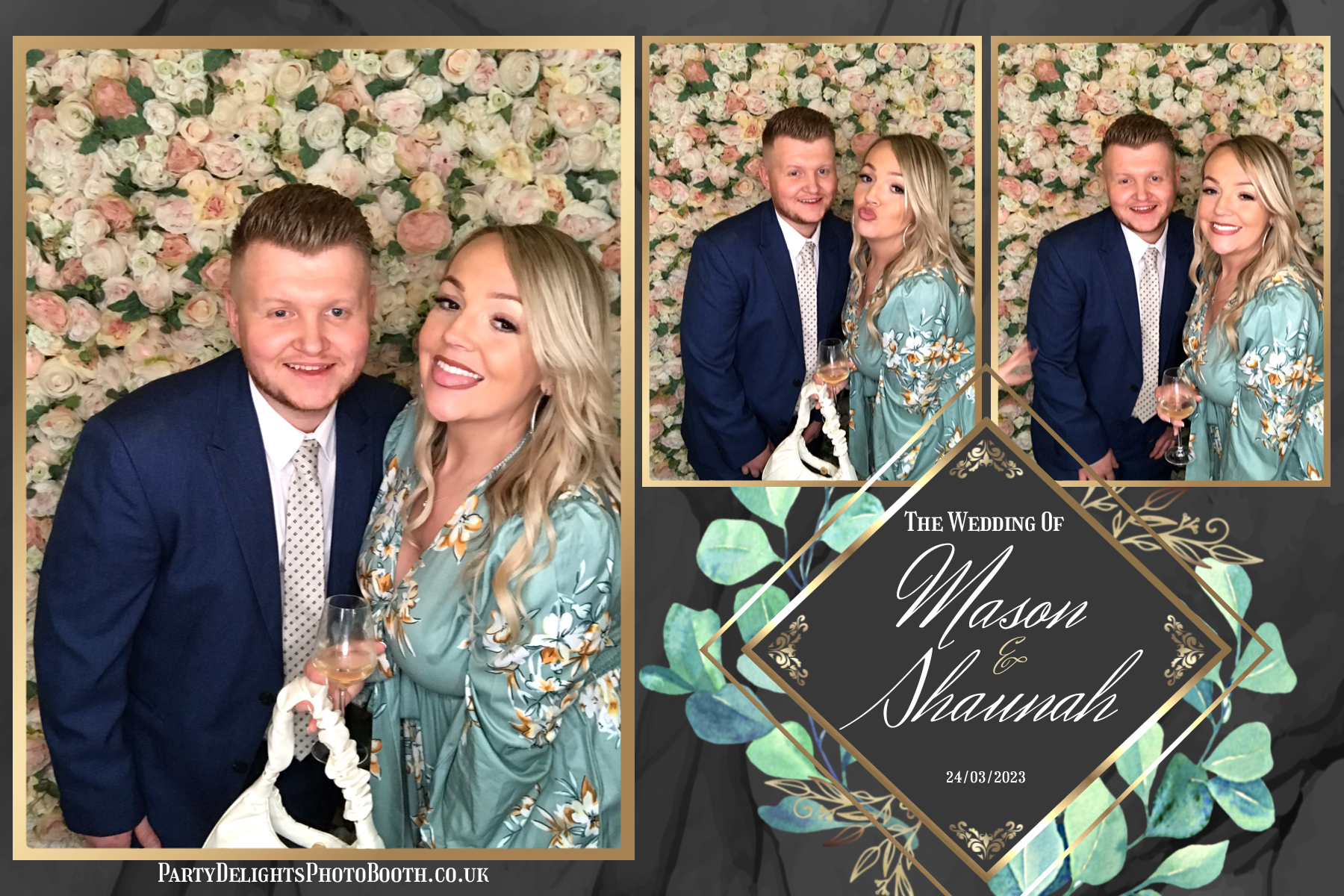 Mason & Shaunah’s Wedding | View more photos from the event at gallery.partydelightsphotobooth.co.uk/u/PartyDelightsPhotoBooth/Mason-Shaunah’s-Wedding