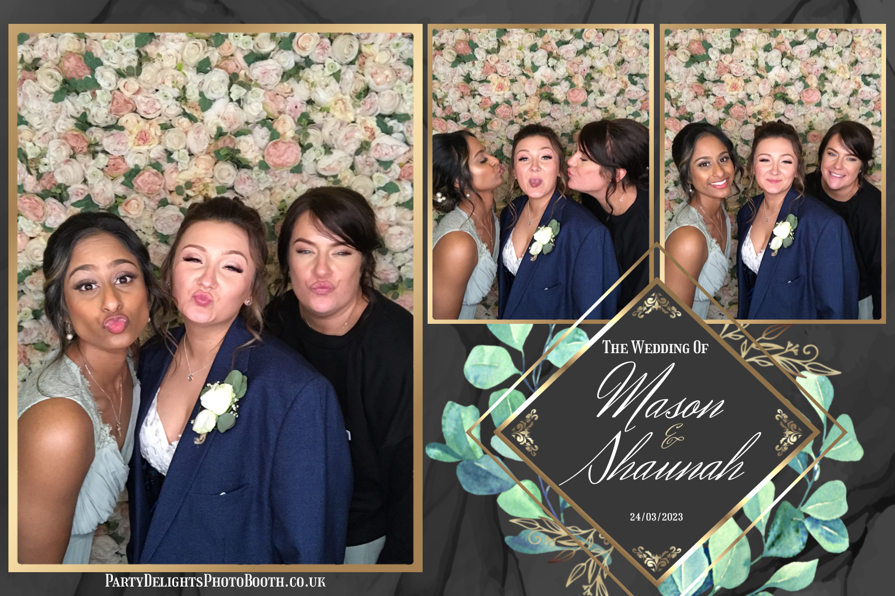 Mason & Shaunah’s Wedding | View more photos from the event at gallery.partydelightsphotobooth.co.uk/u/PartyDelightsPhotoBooth/Mason-Shaunah’s-Wedding