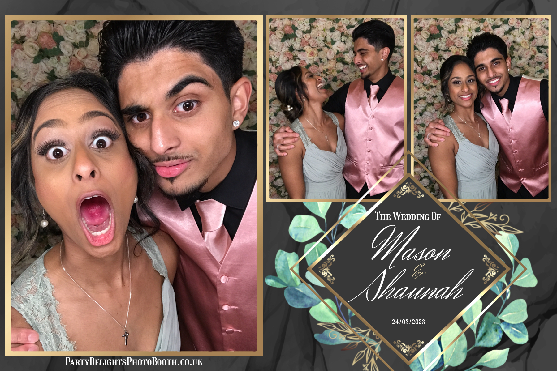 Mason & Shaunah’s Wedding | View more photos from the event at gallery.partydelightsphotobooth.co.uk/u/PartyDelightsPhotoBooth/Mason-Shaunah’s-Wedding