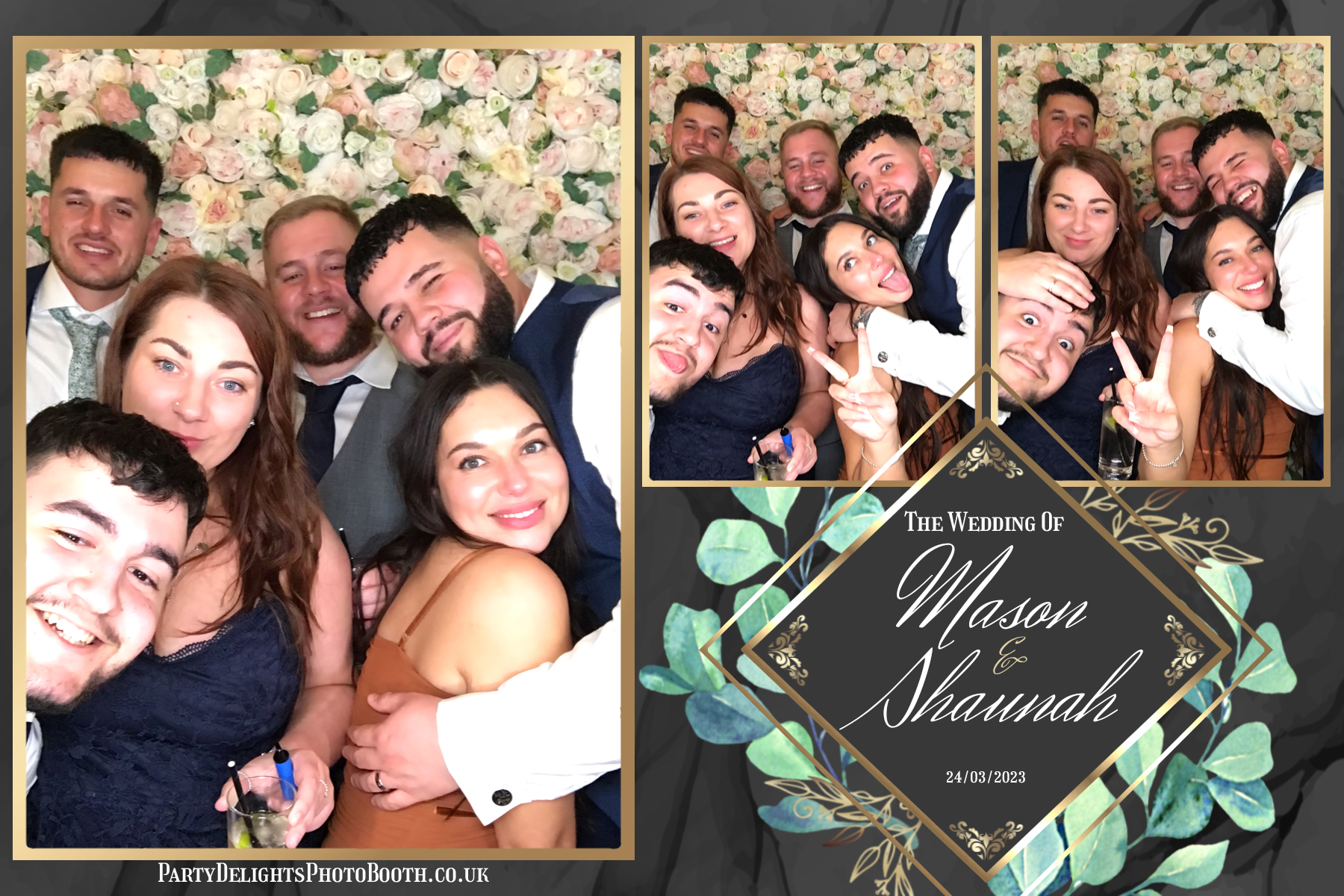 Mason & Shaunah’s Wedding | View more photos from the event at gallery.partydelightsphotobooth.co.uk/u/PartyDelightsPhotoBooth/Mason-Shaunah’s-Wedding