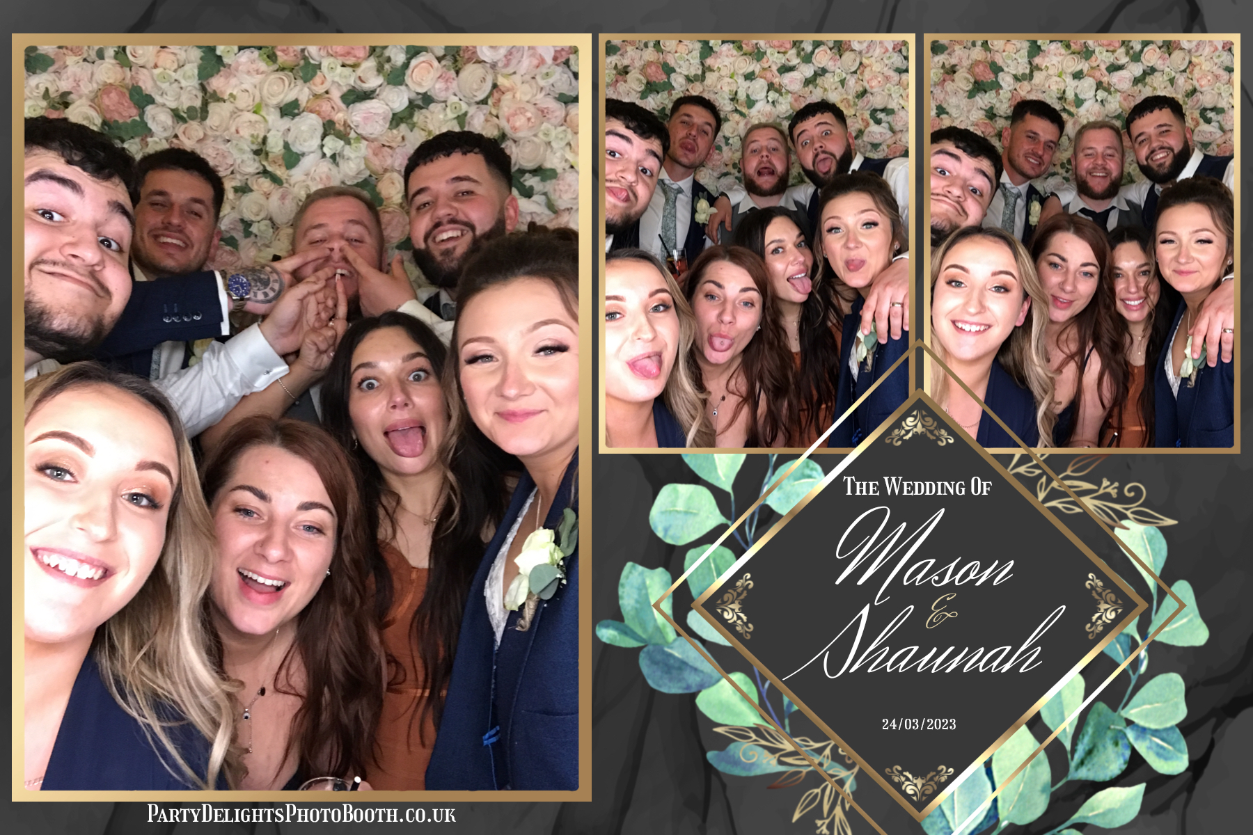 Mason & Shaunah’s Wedding | View more photos from the event at gallery.partydelightsphotobooth.co.uk/u/PartyDelightsPhotoBooth/Mason-Shaunah’s-Wedding