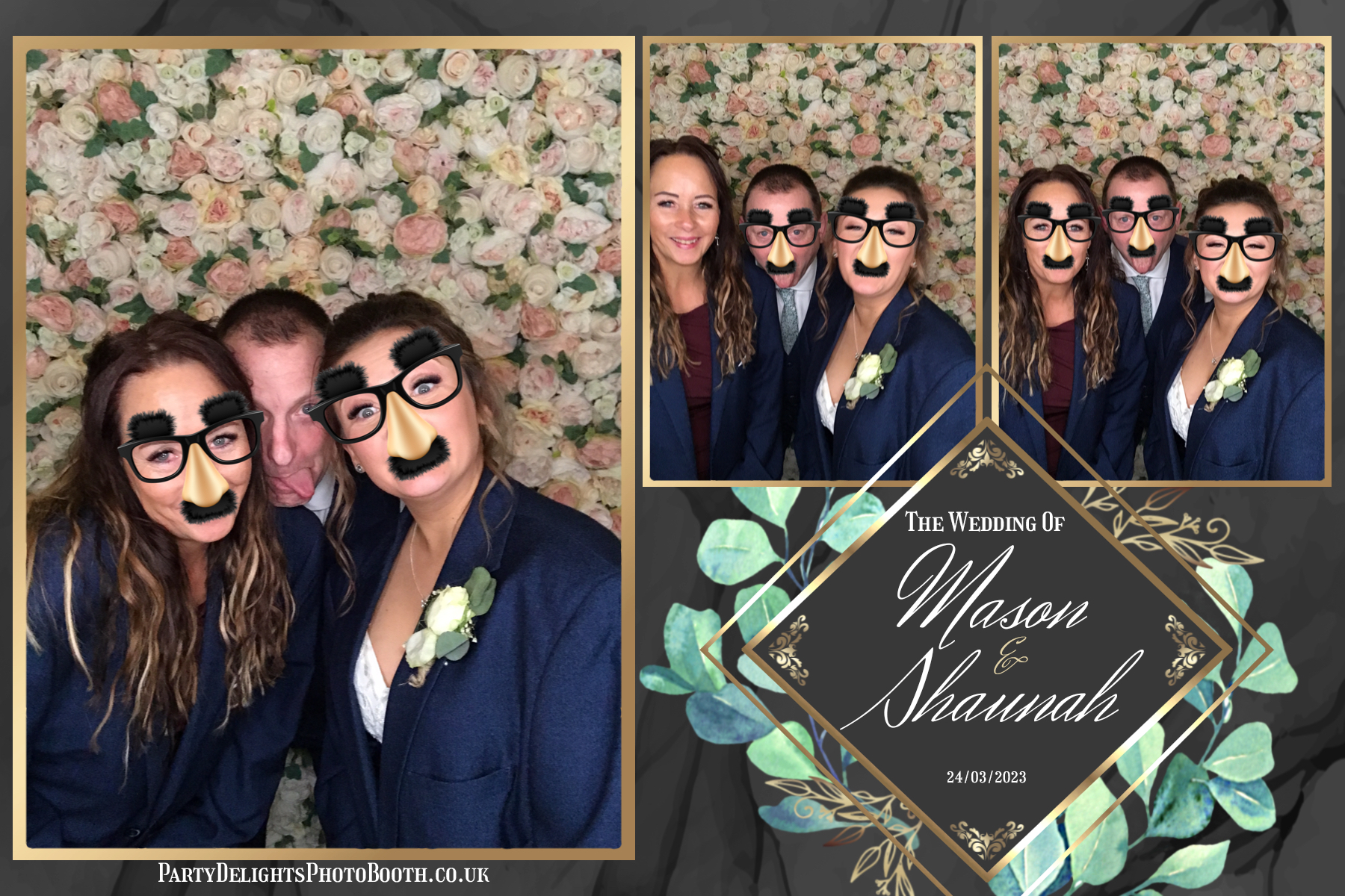 Mason & Shaunah’s Wedding | View more photos from the event at gallery.partydelightsphotobooth.co.uk/u/PartyDelightsPhotoBooth/Mason-Shaunah’s-Wedding