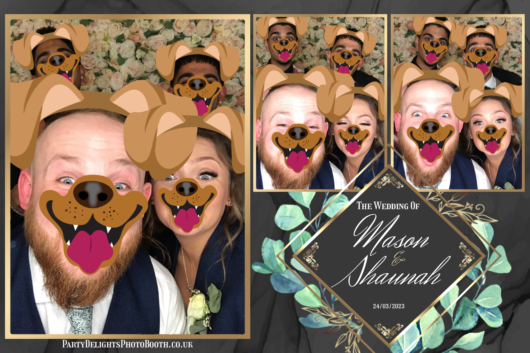 Mason & Shaunah’s Wedding | View more photos from the event at gallery.partydelightsphotobooth.co.uk/u/PartyDelightsPhotoBooth/Mason-Shaunah’s-Wedding