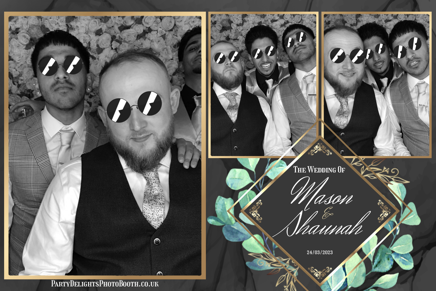 Mason & Shaunah’s Wedding | View more photos from the event at gallery.partydelightsphotobooth.co.uk/u/PartyDelightsPhotoBooth/Mason-Shaunah’s-Wedding