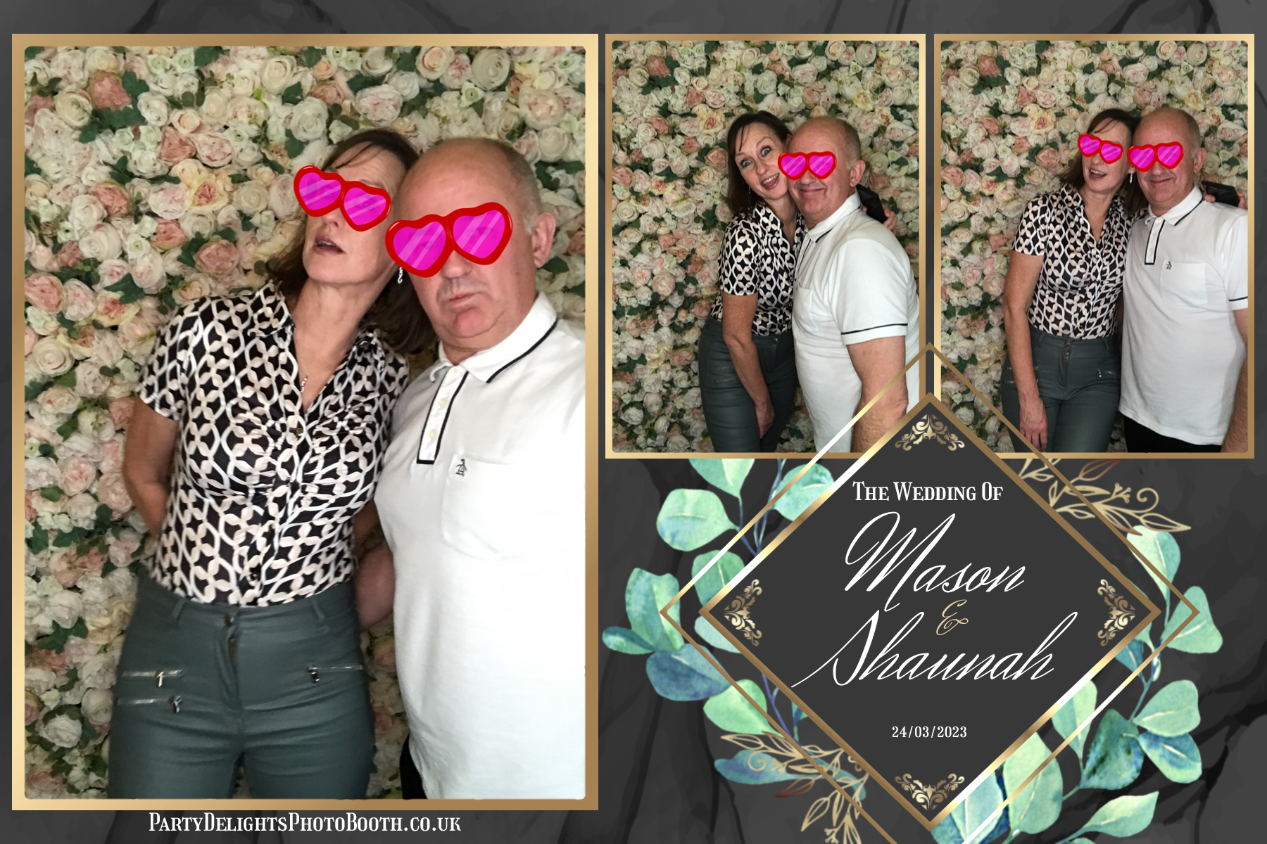 Mason & Shaunah’s Wedding | View more photos from the event at gallery.partydelightsphotobooth.co.uk/u/PartyDelightsPhotoBooth/Mason-Shaunah’s-Wedding