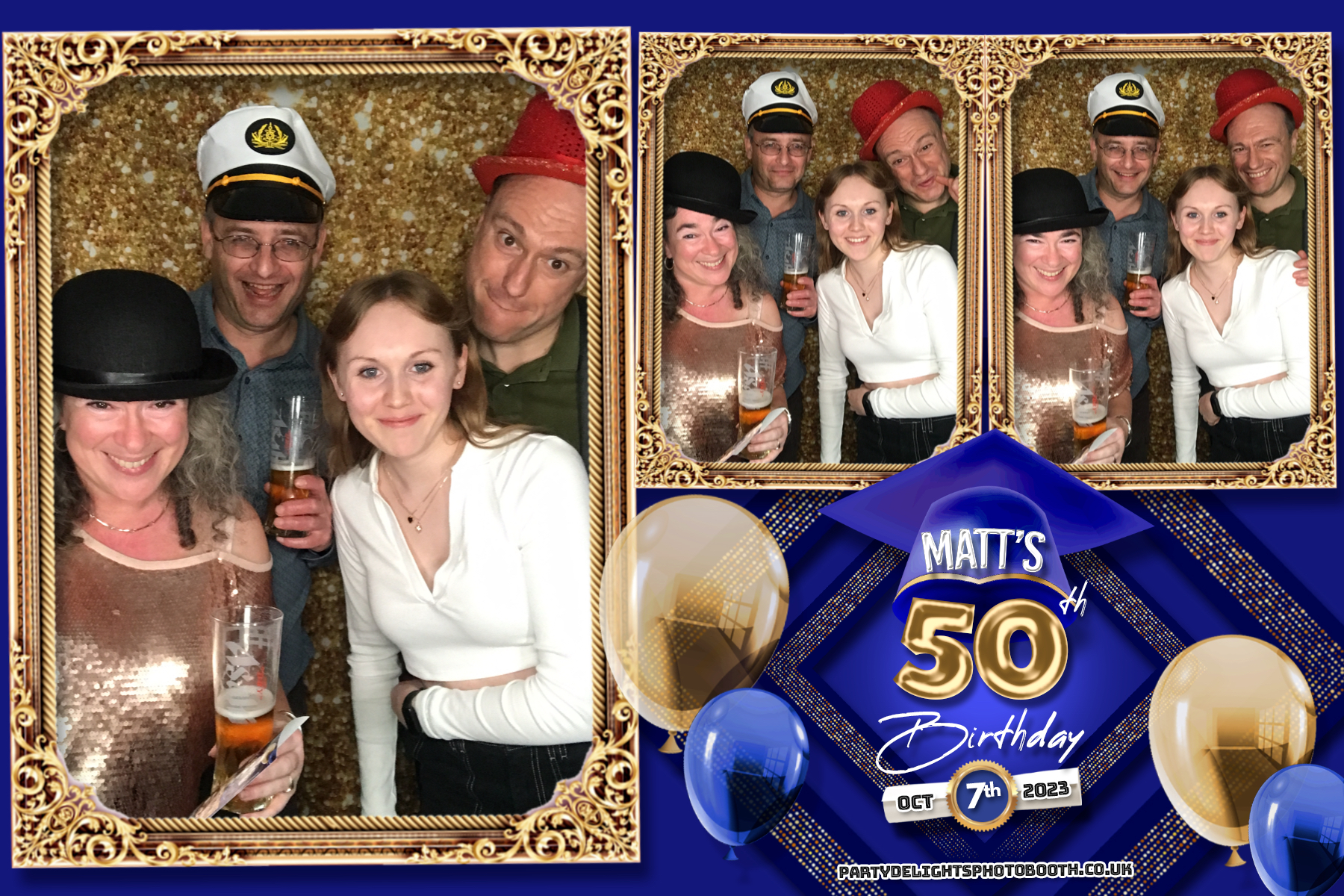 Matthew's 50th Birthday | View more photos from the event at gallery.partydelightsphotobooth.co.uk/u/PartyDelightsPhotoBooth/Matthews-50th-Birthday