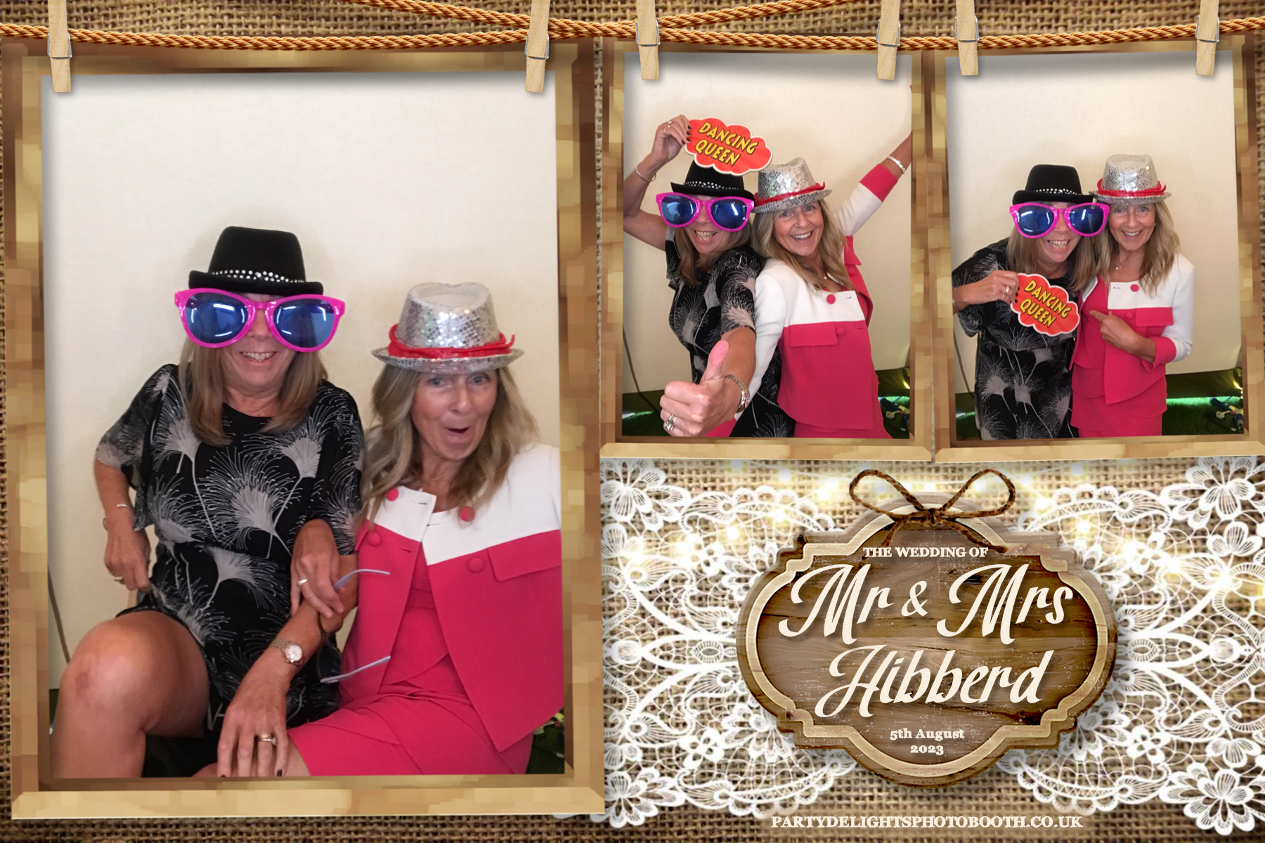 Mr and Mrs Hibberd | View more photos from the event at gallery.partydelightsphotobooth.co.uk/u/PartyDelightsPhotoBooth/Mr-and-Mrs-Hibberd