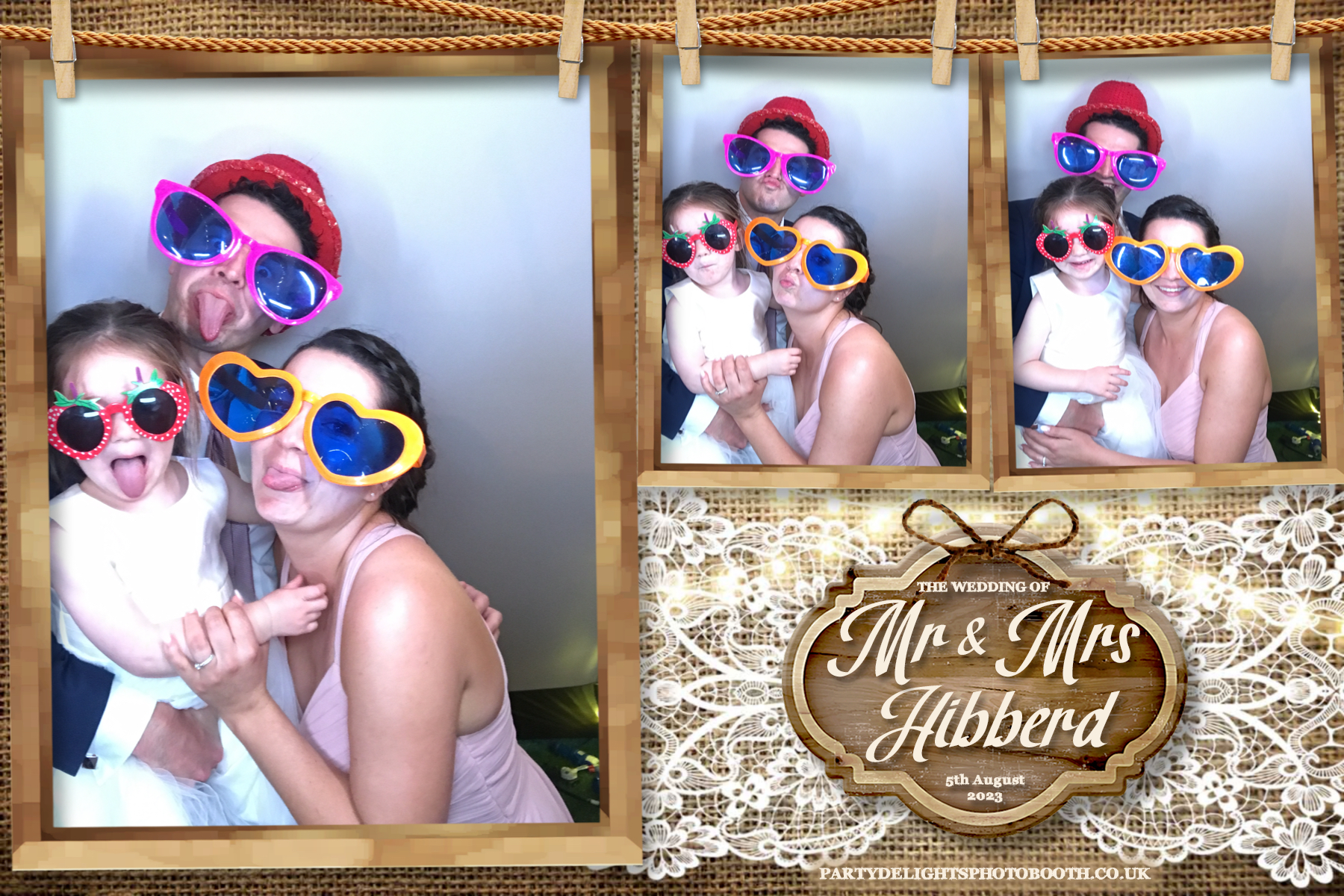 Mr and Mrs Hibberd | View more photos from the event at gallery.partydelightsphotobooth.co.uk/u/PartyDelightsPhotoBooth/Mr-and-Mrs-Hibberd