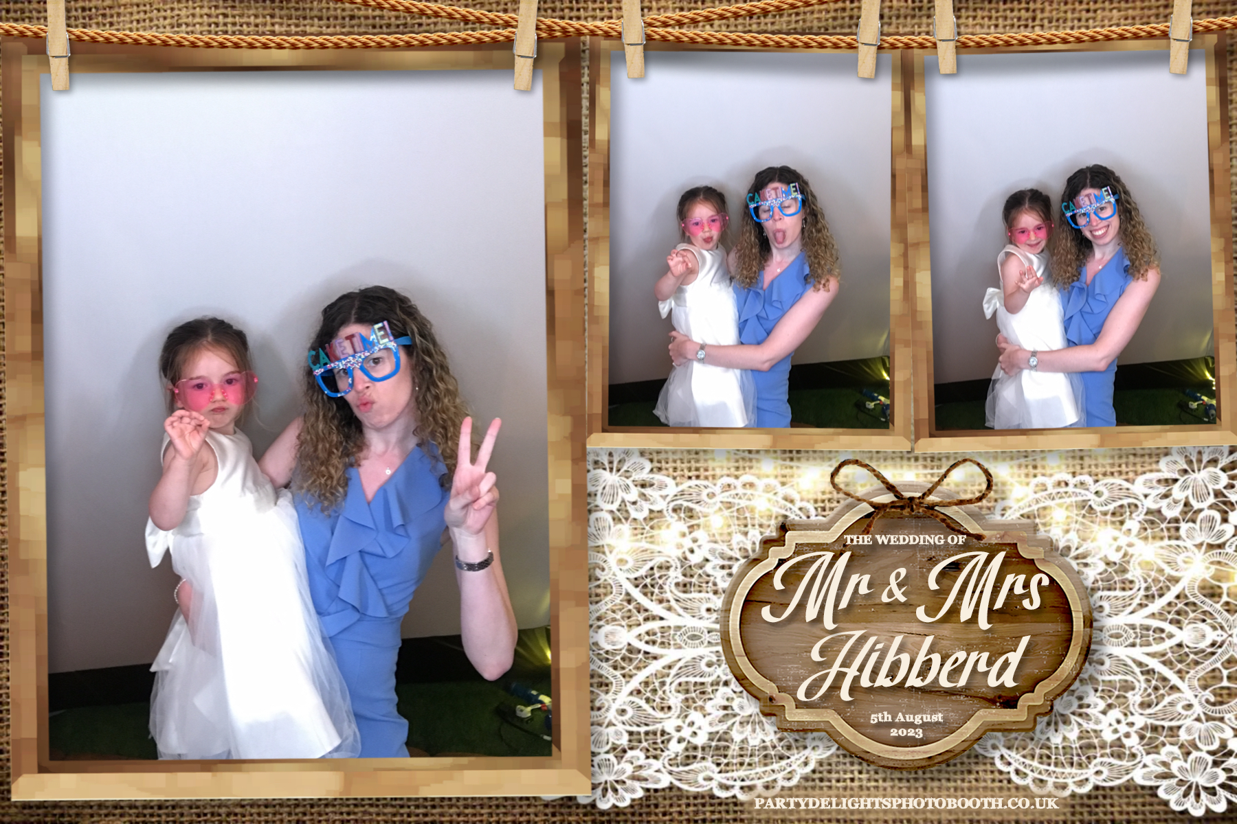 Mr and Mrs Hibberd | View more photos from the event at gallery.partydelightsphotobooth.co.uk/u/PartyDelightsPhotoBooth/Mr-and-Mrs-Hibberd