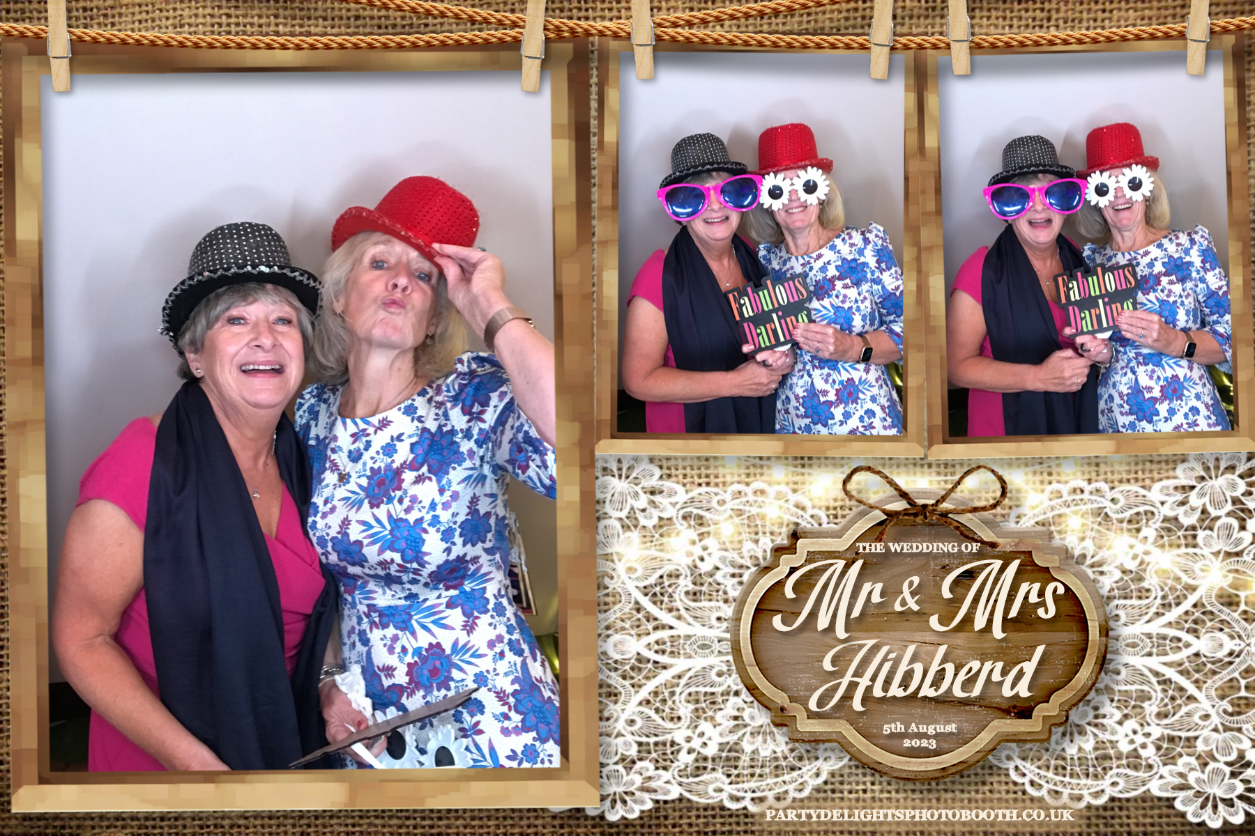 Mr and Mrs Hibberd | View more photos from the event at gallery.partydelightsphotobooth.co.uk/u/PartyDelightsPhotoBooth/Mr-and-Mrs-Hibberd