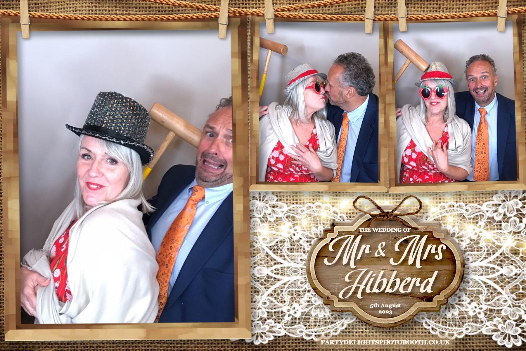 Mr and Mrs Hibberd | View more photos from the event at gallery.partydelightsphotobooth.co.uk/u/PartyDelightsPhotoBooth/Mr-and-Mrs-Hibberd