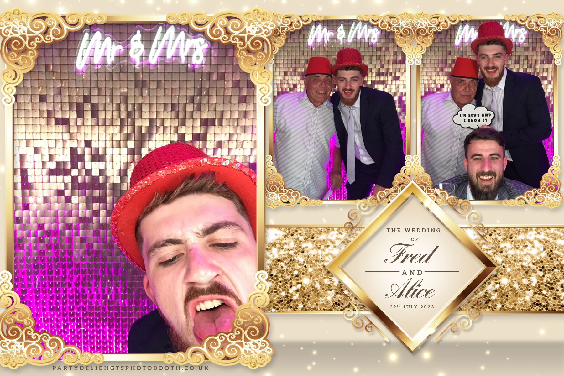 Mr and Mrs Jones | View more photos from the event at gallery.partydelightsphotobooth.co.uk/u/PartyDelightsPhotoBooth/Mr-and-Mrs-Jones