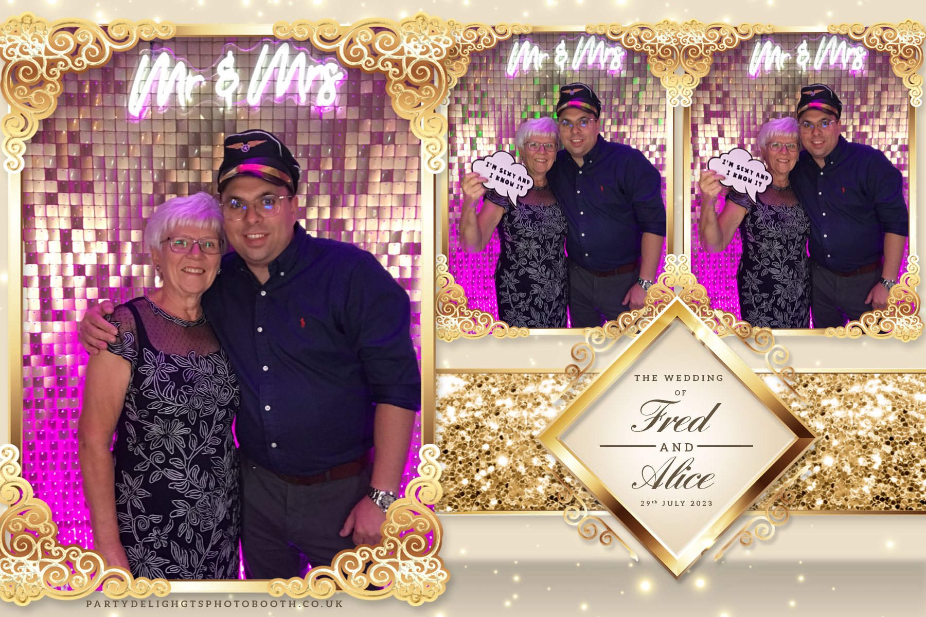 Mr and Mrs Jones | View more photos from the event at gallery.partydelightsphotobooth.co.uk/u/PartyDelightsPhotoBooth/Mr-and-Mrs-Jones