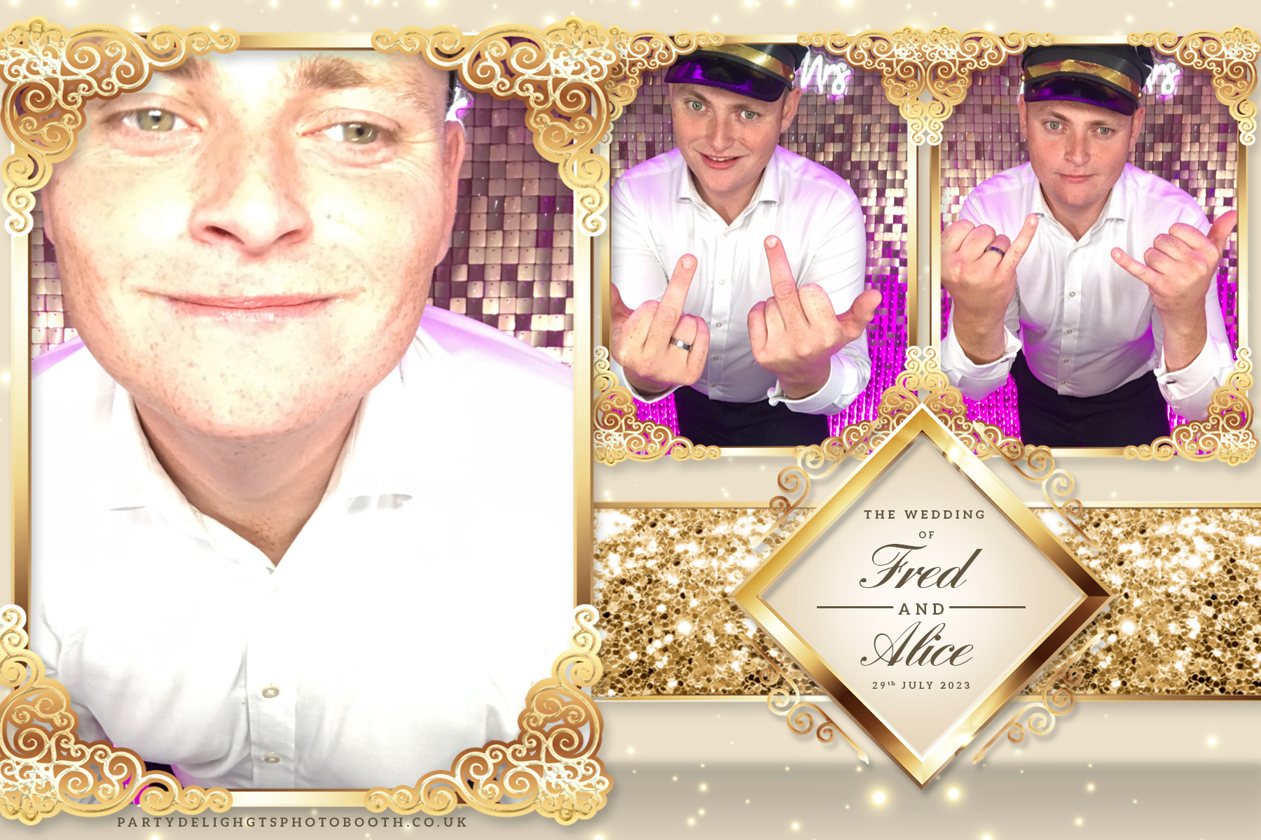 Mr and Mrs Jones | View more photos from the event at gallery.partydelightsphotobooth.co.uk/u/PartyDelightsPhotoBooth/Mr-and-Mrs-Jones