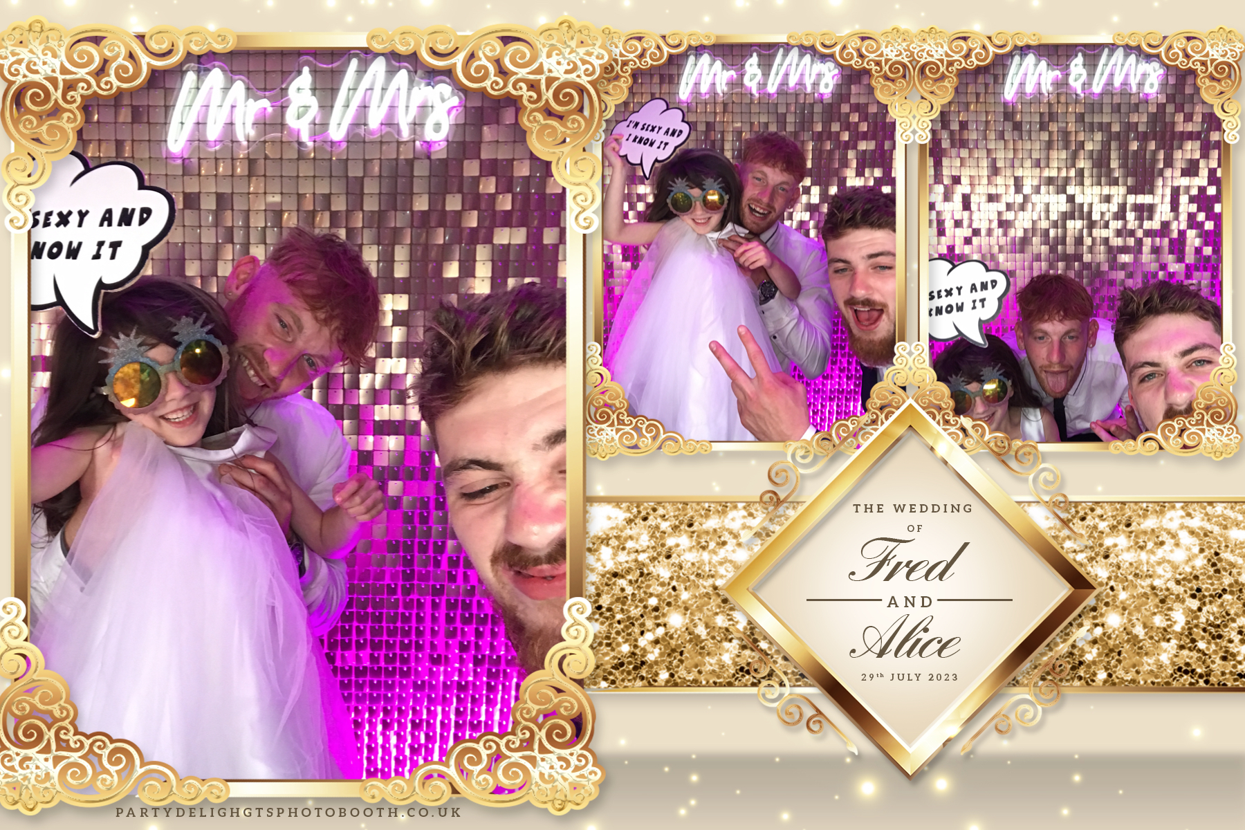 Mr and Mrs Jones | View more photos from the event at gallery.partydelightsphotobooth.co.uk/u/PartyDelightsPhotoBooth/Mr-and-Mrs-Jones