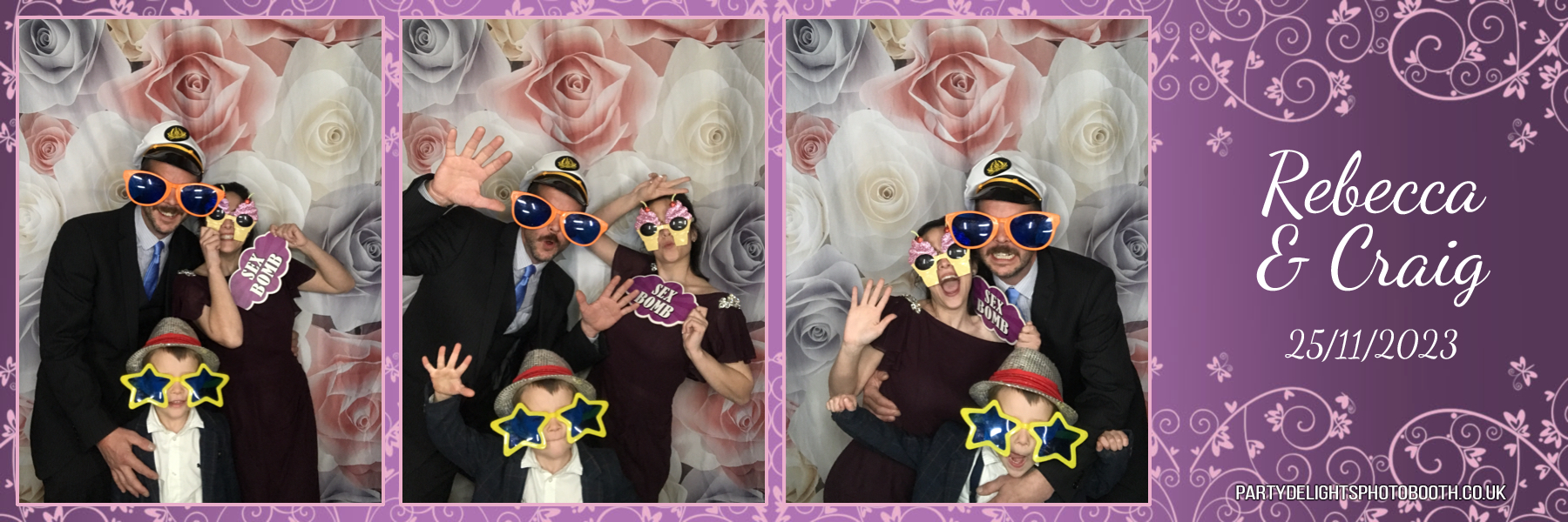 Rebecca and Craig’s wedding | View more photos from the event at gallery.partydelightsphotobooth.co.uk/u/PartyDelightsPhotoBooth/Rebecca-and-Craig’s-wedding