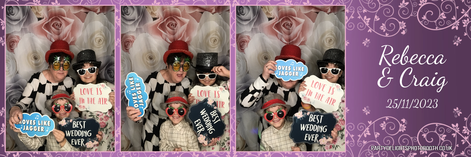 Rebecca and Craig’s wedding | View more photos from the event at gallery.partydelightsphotobooth.co.uk/u/PartyDelightsPhotoBooth/Rebecca-and-Craig’s-wedding