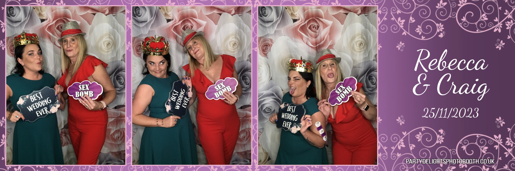 Rebecca and Craig’s wedding | View more photos from the event at gallery.partydelightsphotobooth.co.uk/u/PartyDelightsPhotoBooth/Rebecca-and-Craig’s-wedding
