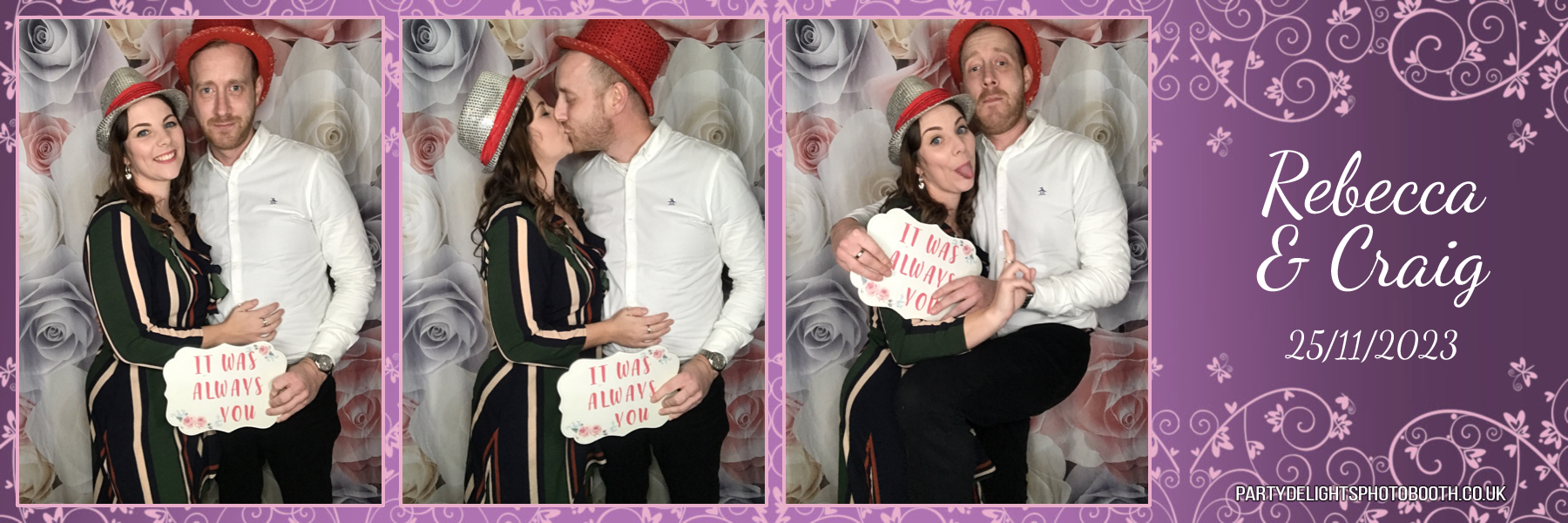 Rebecca and Craig’s wedding | View more photos from the event at gallery.partydelightsphotobooth.co.uk/u/PartyDelightsPhotoBooth/Rebecca-and-Craig’s-wedding