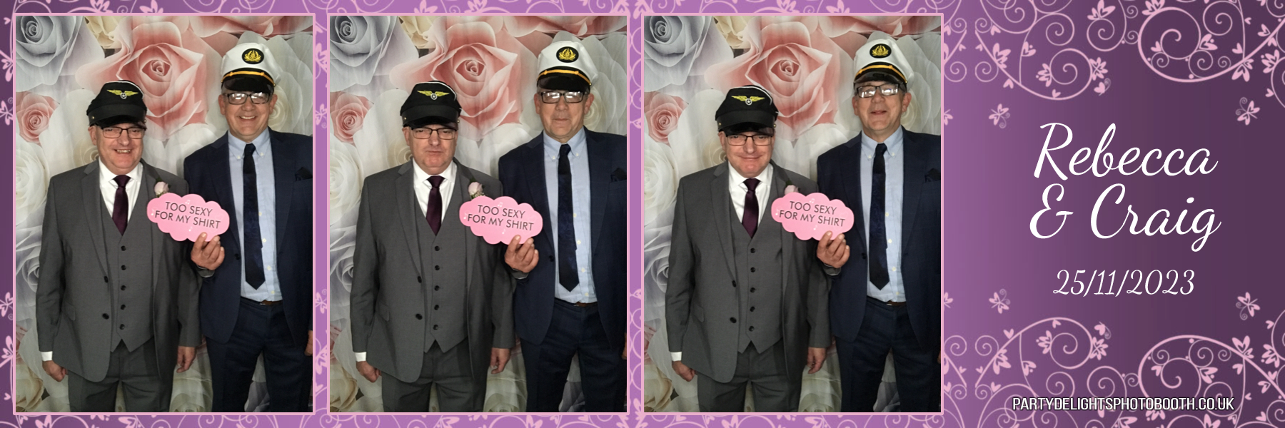 Rebecca and Craig’s wedding | View more photos from the event at gallery.partydelightsphotobooth.co.uk/u/PartyDelightsPhotoBooth/Rebecca-and-Craig’s-wedding