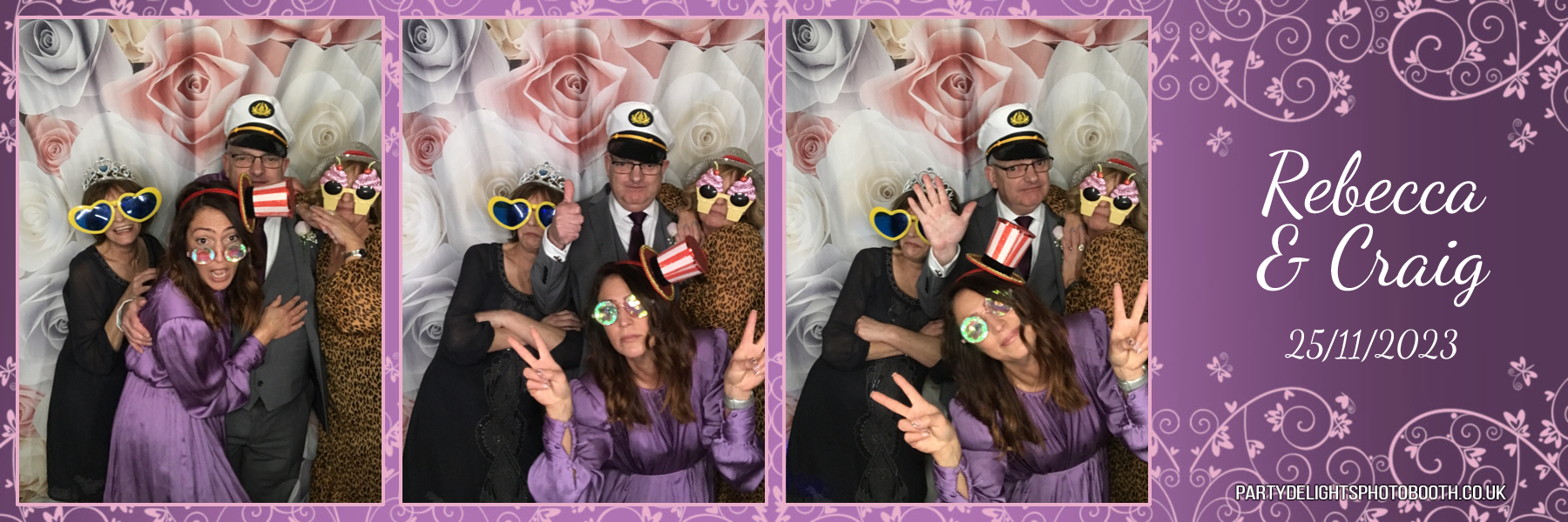 Rebecca and Craig’s wedding | View more photos from the event at gallery.partydelightsphotobooth.co.uk/u/PartyDelightsPhotoBooth/Rebecca-and-Craig’s-wedding