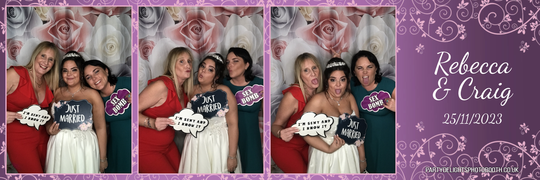 Rebecca and Craig’s wedding | View more photos from the event at gallery.partydelightsphotobooth.co.uk/u/PartyDelightsPhotoBooth/Rebecca-and-Craig’s-wedding