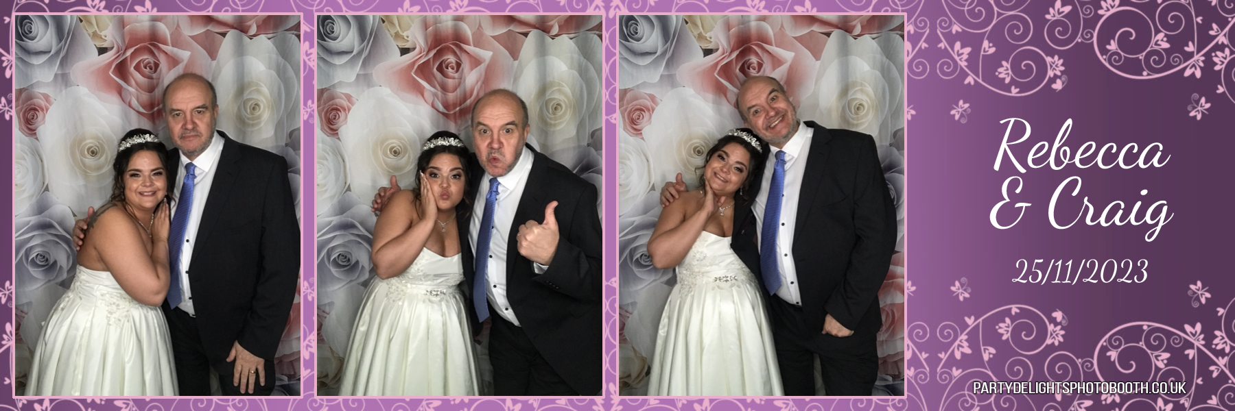 Rebecca and Craig’s wedding | View more photos from the event at gallery.partydelightsphotobooth.co.uk/u/PartyDelightsPhotoBooth/Rebecca-and-Craig’s-wedding