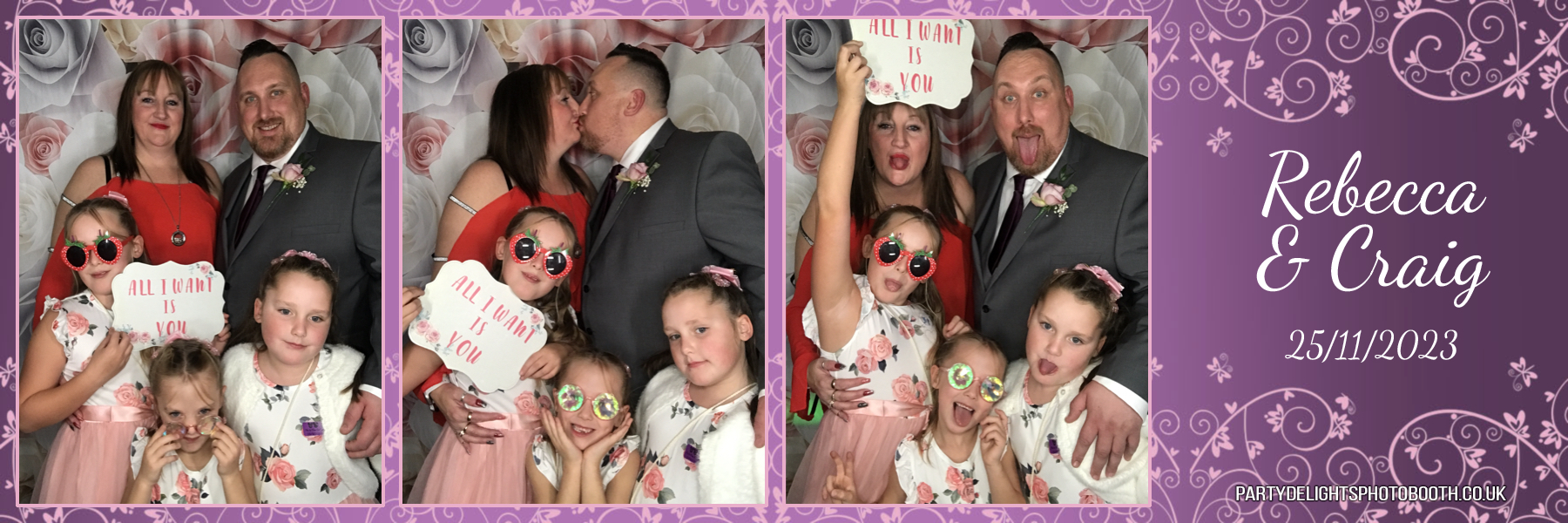 Rebecca and Craig’s wedding | View more photos from the event at gallery.partydelightsphotobooth.co.uk/u/PartyDelightsPhotoBooth/Rebecca-and-Craig’s-wedding