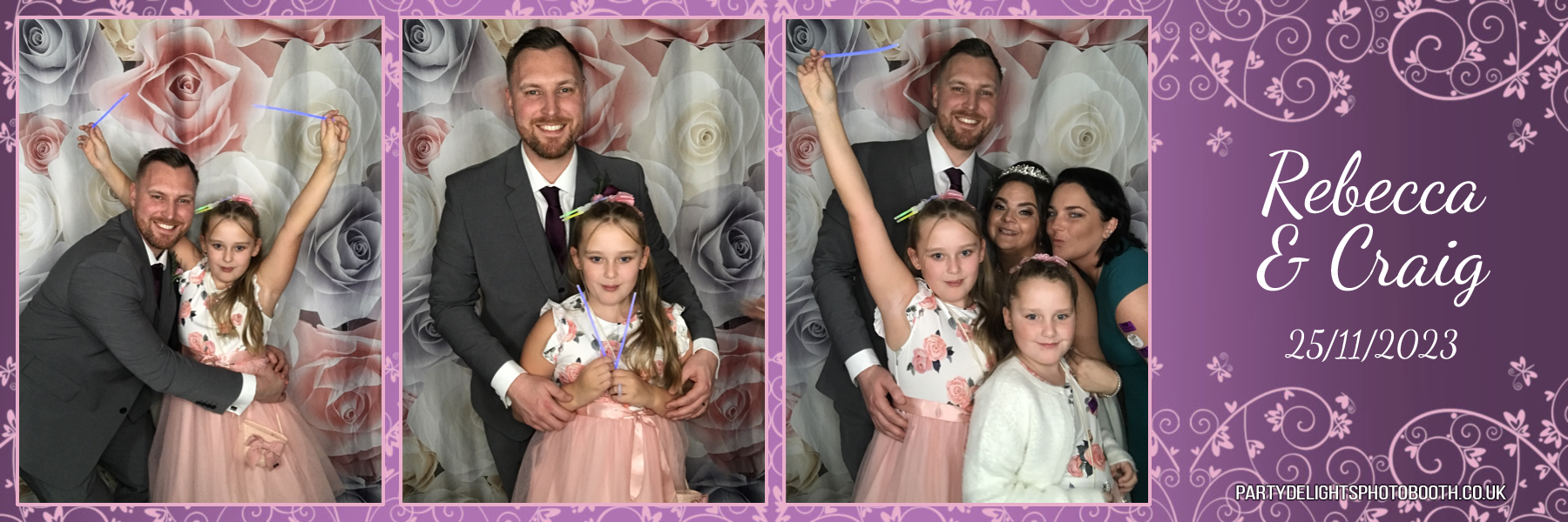 Rebecca and Craig’s wedding | View more photos from the event at gallery.partydelightsphotobooth.co.uk/u/PartyDelightsPhotoBooth/Rebecca-and-Craig’s-wedding