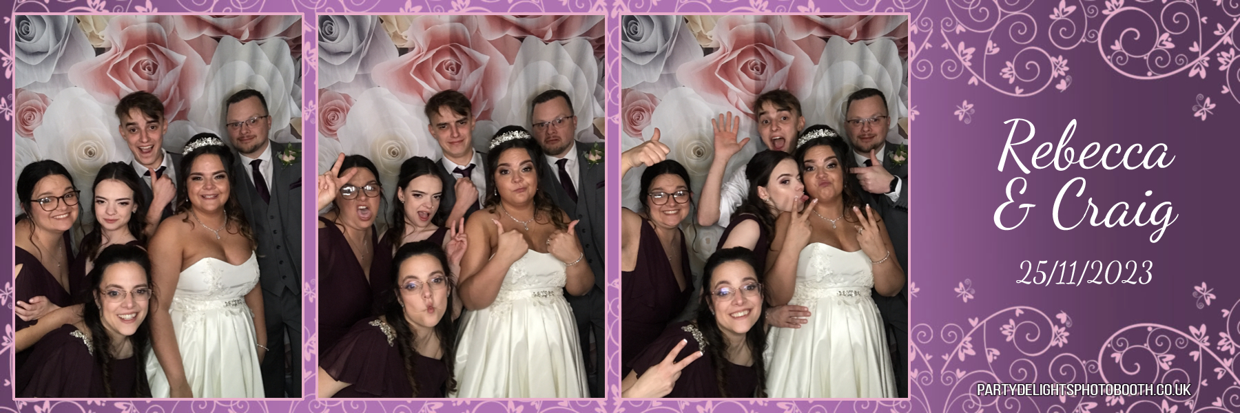 Rebecca and Craig’s wedding | View more photos from the event at gallery.partydelightsphotobooth.co.uk/u/PartyDelightsPhotoBooth/Rebecca-and-Craig’s-wedding