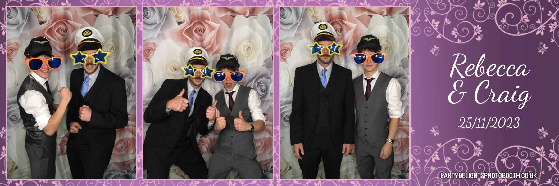 Rebecca and Craig’s wedding | View more photos from the event at gallery.partydelightsphotobooth.co.uk/u/PartyDelightsPhotoBooth/Rebecca-and-Craig’s-wedding