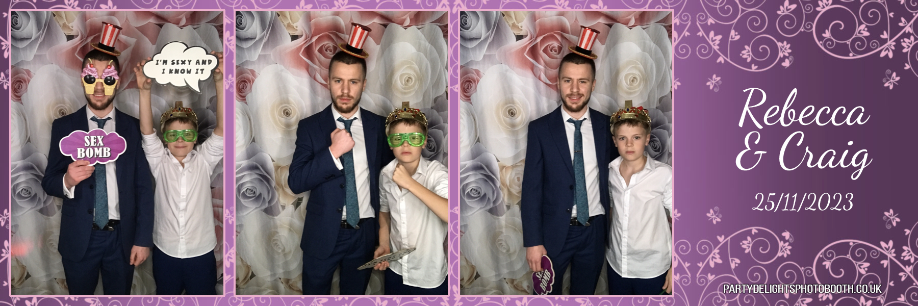 Rebecca and Craig’s wedding | View more photos from the event at gallery.partydelightsphotobooth.co.uk/u/PartyDelightsPhotoBooth/Rebecca-and-Craig’s-wedding