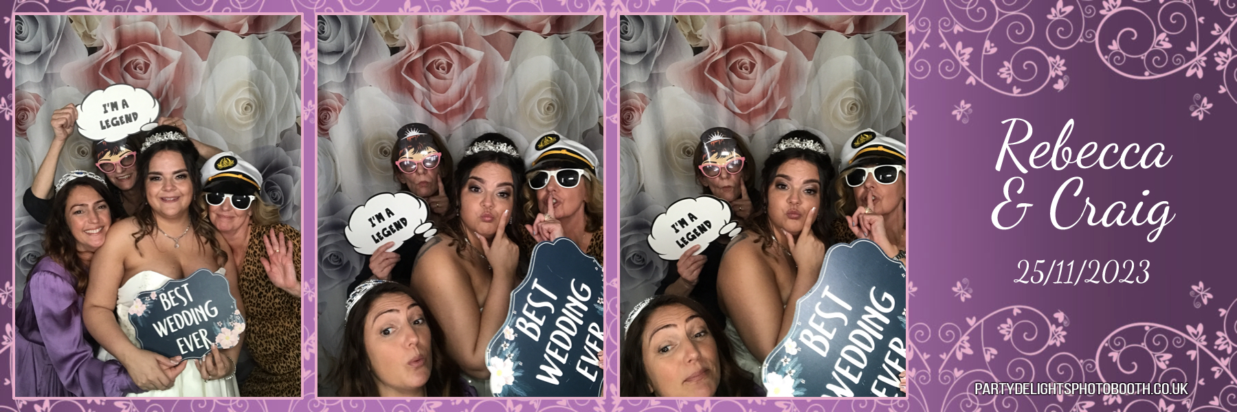 Rebecca and Craig’s wedding | View more photos from the event at gallery.partydelightsphotobooth.co.uk/u/PartyDelightsPhotoBooth/Rebecca-and-Craig’s-wedding