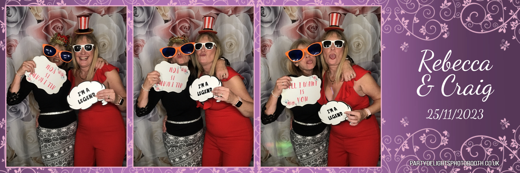 Rebecca and Craig’s wedding | View more photos from the event at gallery.partydelightsphotobooth.co.uk/u/PartyDelightsPhotoBooth/Rebecca-and-Craig’s-wedding