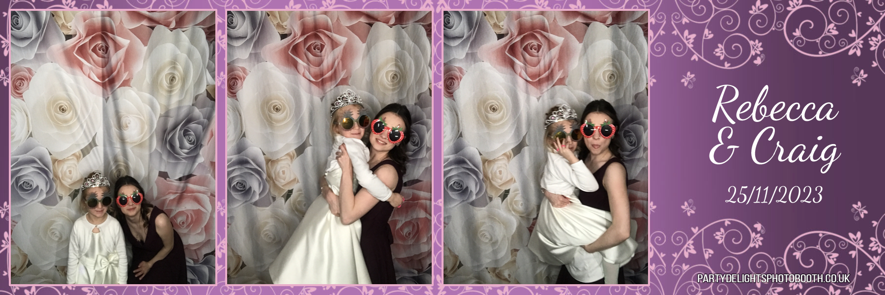 Rebecca and Craig’s wedding | View more photos from the event at gallery.partydelightsphotobooth.co.uk/u/PartyDelightsPhotoBooth/Rebecca-and-Craig’s-wedding