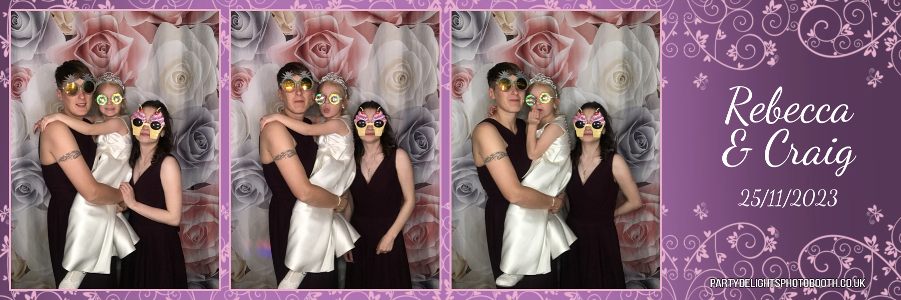 Rebecca and Craig’s wedding | View more photos from the event at gallery.partydelightsphotobooth.co.uk/u/PartyDelightsPhotoBooth/Rebecca-and-Craig’s-wedding